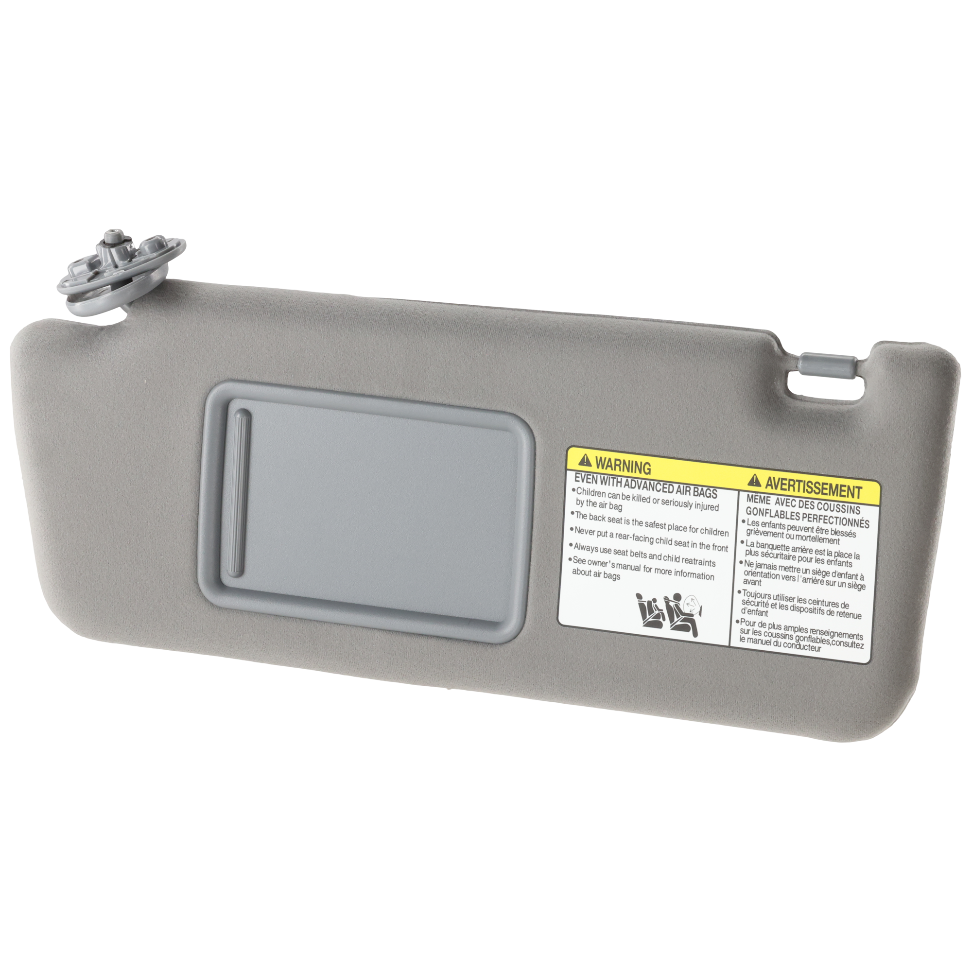 AM TACOMA 05-15 SUN VISOR LH Gray SKU RT42170012 OEM 7432035C30B0