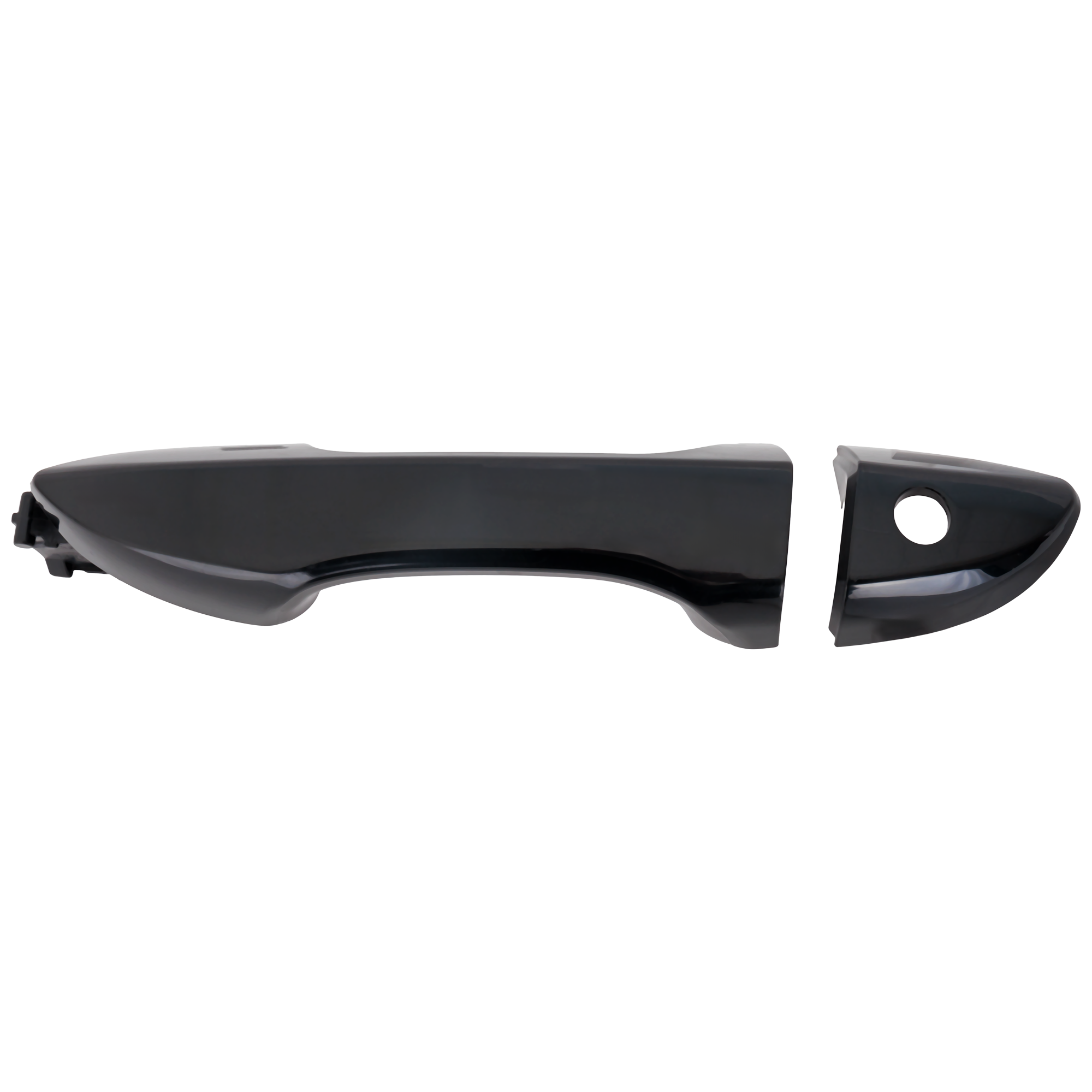 AM COROLLA 14-19 FRONT EXTERIOR DOOR HANDLE LH Smooth Black w Smart Entry System w Keyhole SKU RT46250038 OEM 6922002070C0