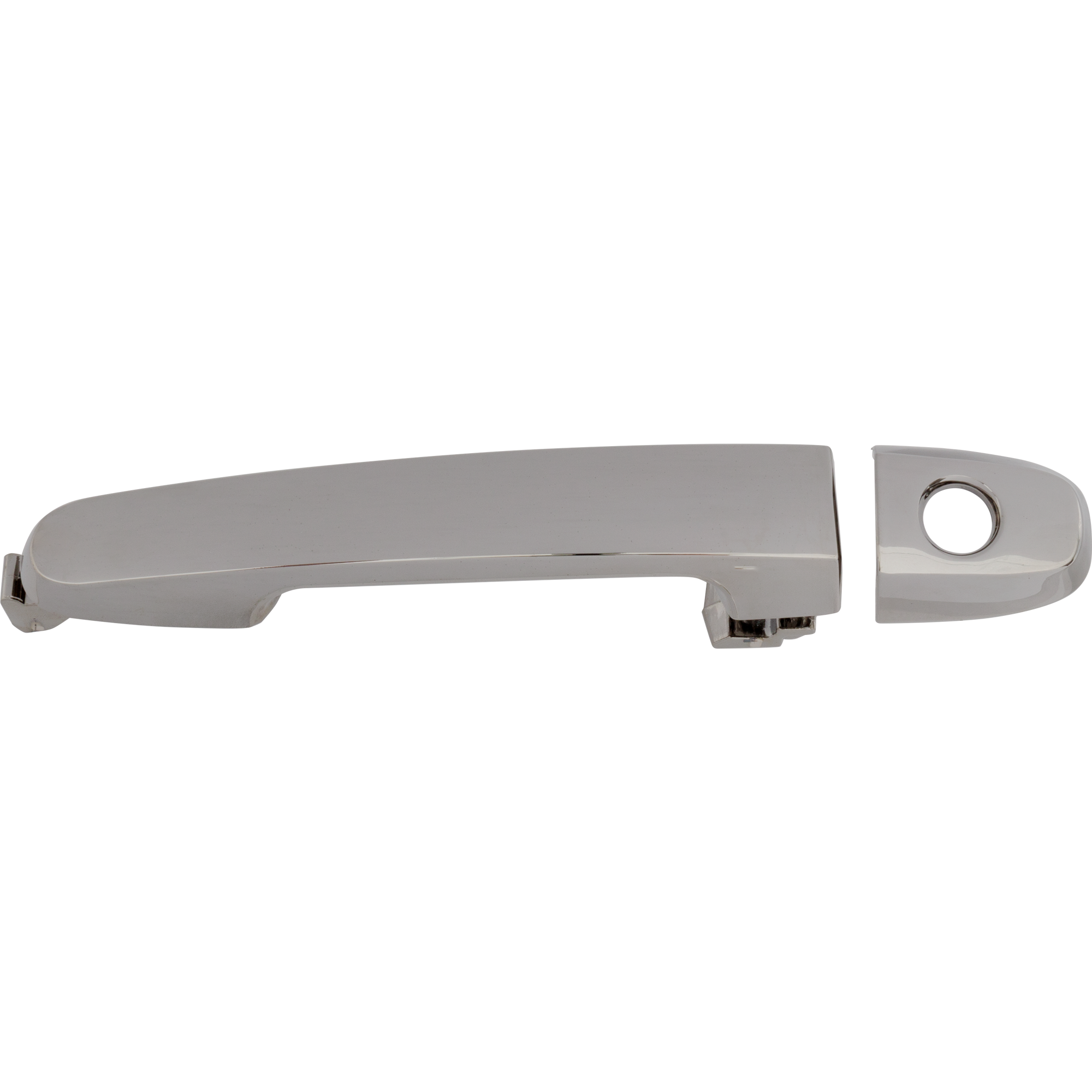 AM COROLLA 03-08 FRONT EXTERIOR DOOR HANDLE LH Black Chrome w Key Hole w Cover SKU RT46250046 OEM 6921112220C2 PFM 6921742020C2