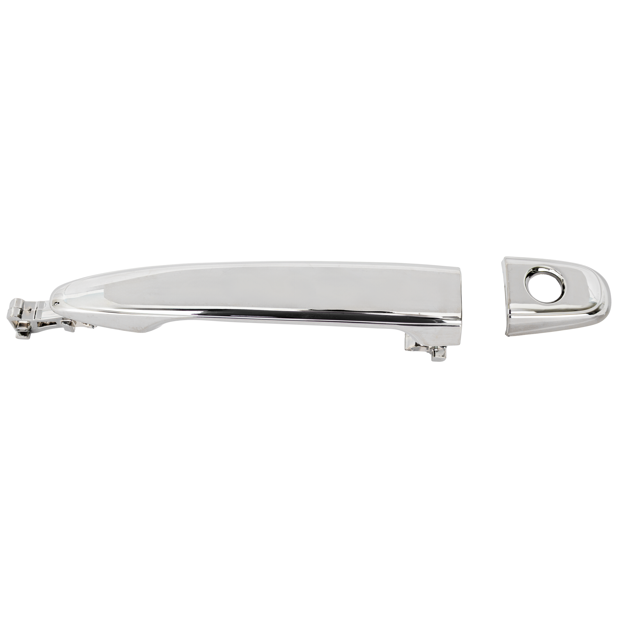 AM CAMRY 07-11 FRONT EXTERIOR DOOR HANDLE RH=LH Black Chrome w Cover w Keyhole Hybrid SKU RT46250048 OEM 69211AE020C0 PFM 69217AE020C0