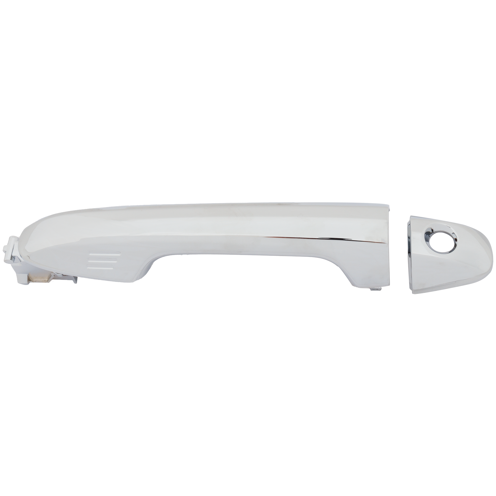 AM TACOMA 16-23 FRONT EXTERIOR DOOR HANDLE LH Chrome w Cover w o Smart Key w Keyhole SKU RT46250058 OEM 6921704050