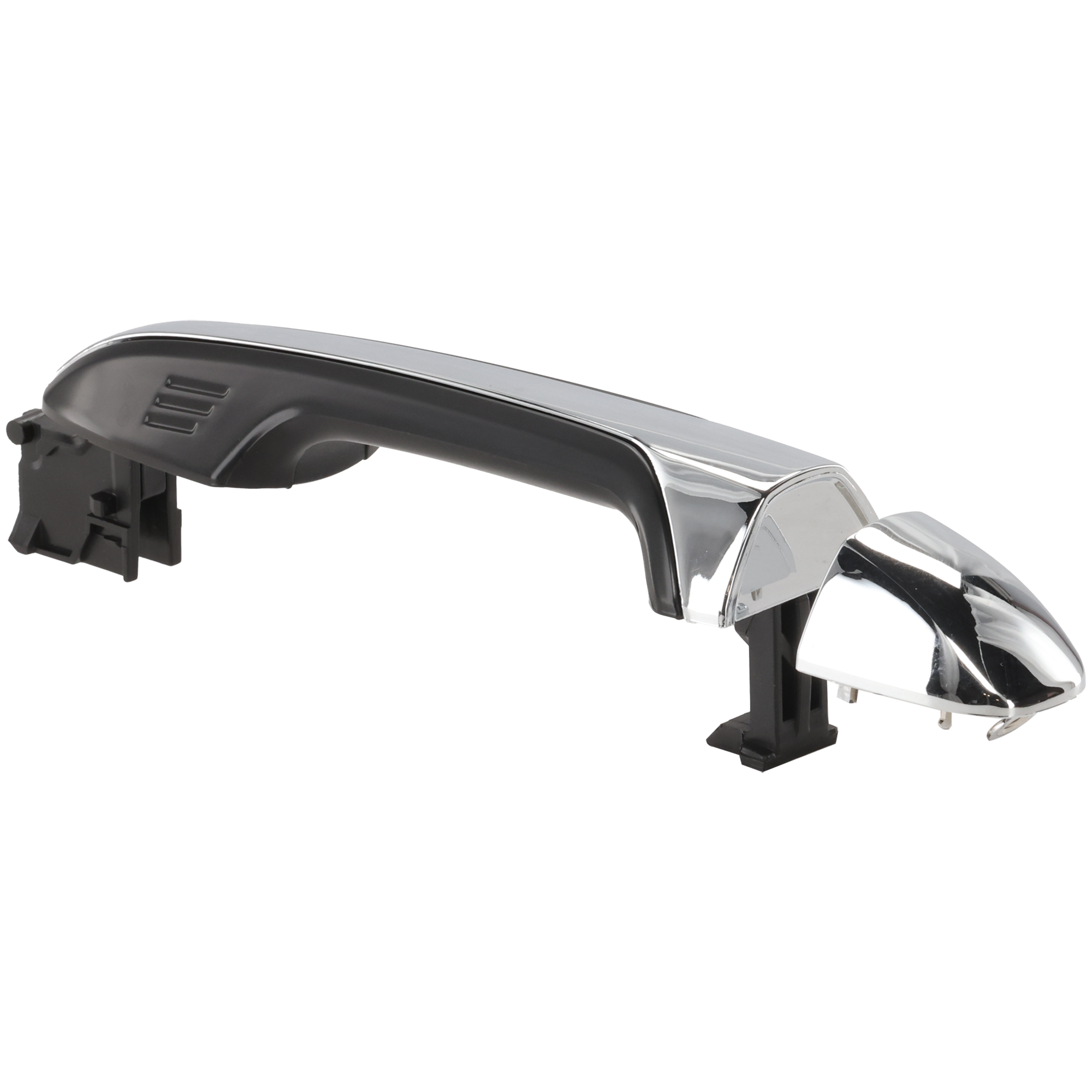 AM TACOMA 16-23 FRONT EXTERIOR DOOR HANDLE RH Primed Black w Chrome Trim w o Nightshade Edition Keyhole and Smart Key SKU RT46250093K Partslink TO1311153 OEM 6921004040C0 PFM