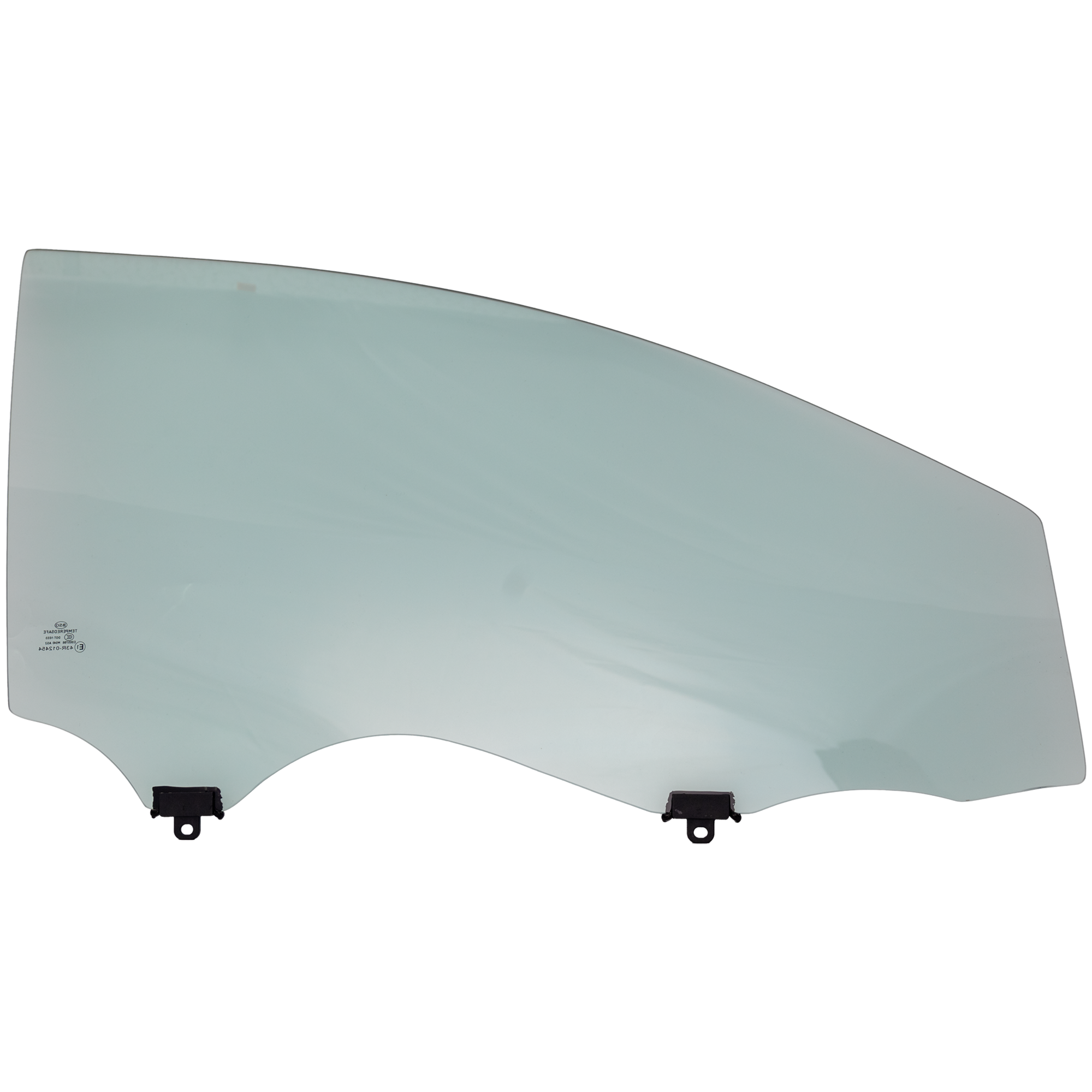 AM YARIS 07-12 FRONT DOOR GLASS RH Green Tint Sedan w Solar Clip SKU RT48010025 OEM 6811052270