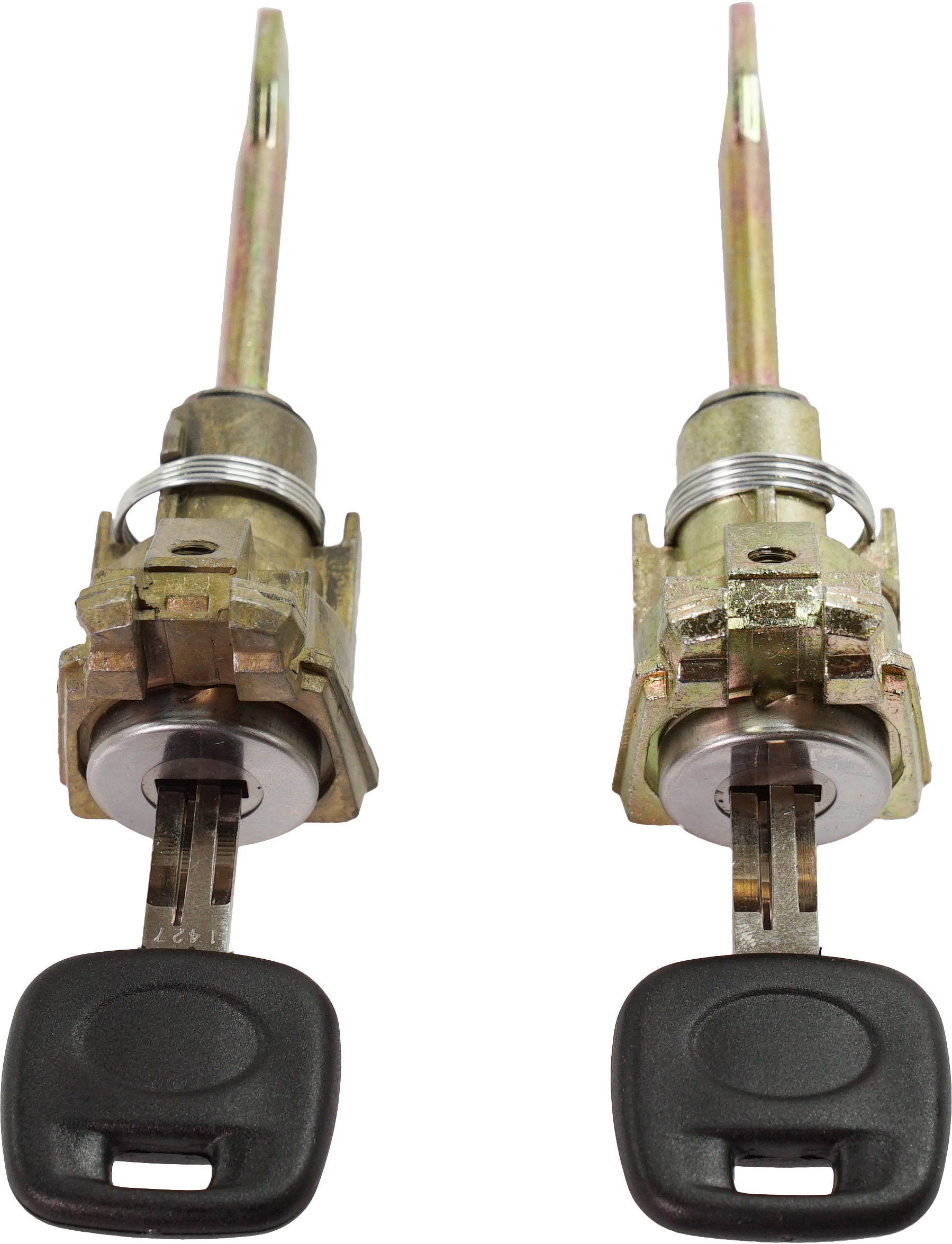 AM COROLLA 03-08 SIENNA 04-10 DOOR LOCK CYLINDER Front LH Chrome w Keys SKU RT54560004 OEM 6905102090-6905202080