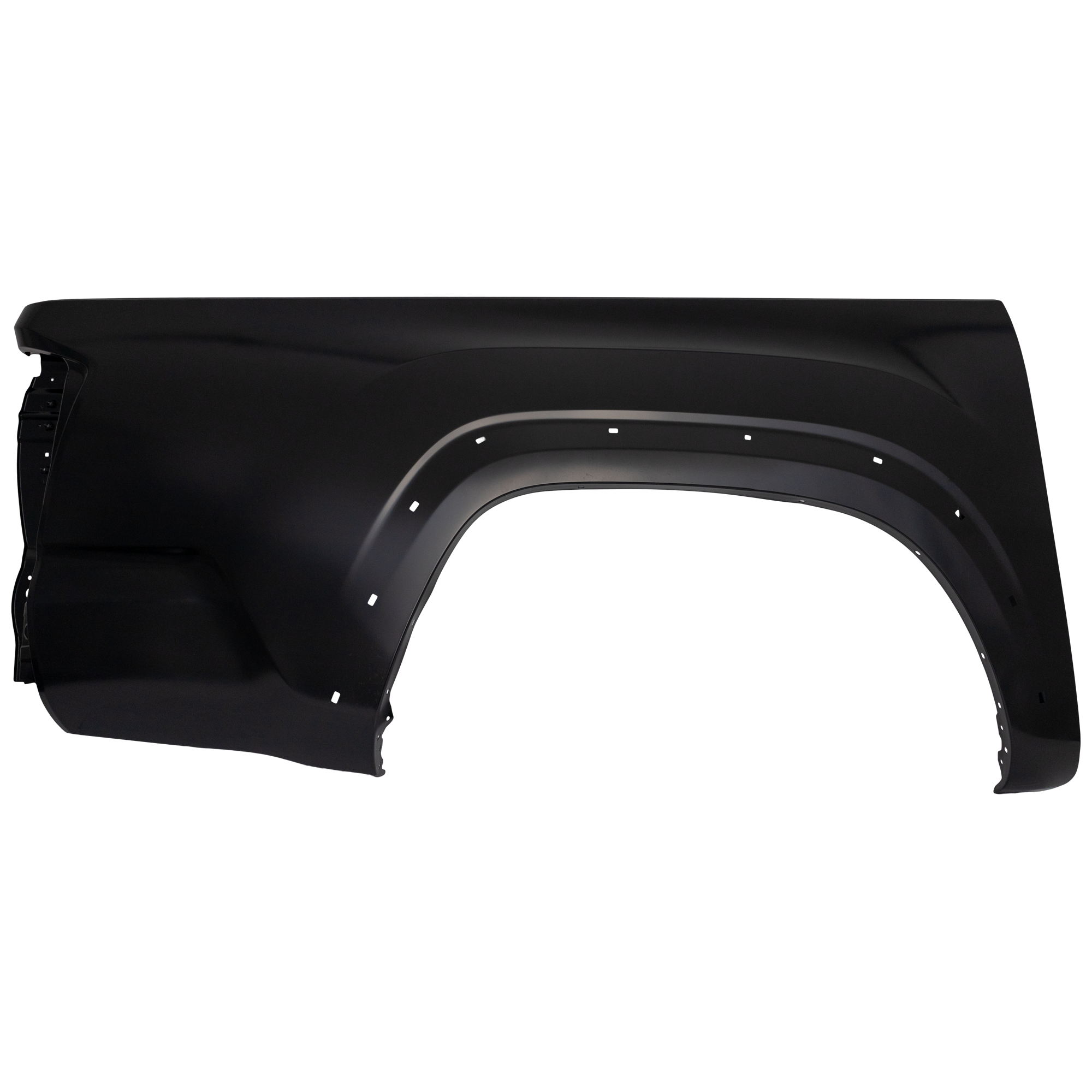 AM TACOMA 16-23 REAR TRUCK BEDSIDE PANEL RH Primed Steel Crew Cab w Fender Flare Holes 5 Ft. Bed CAPA SKU RT55210005Q Partslink TO1757107C OEM 6550004460