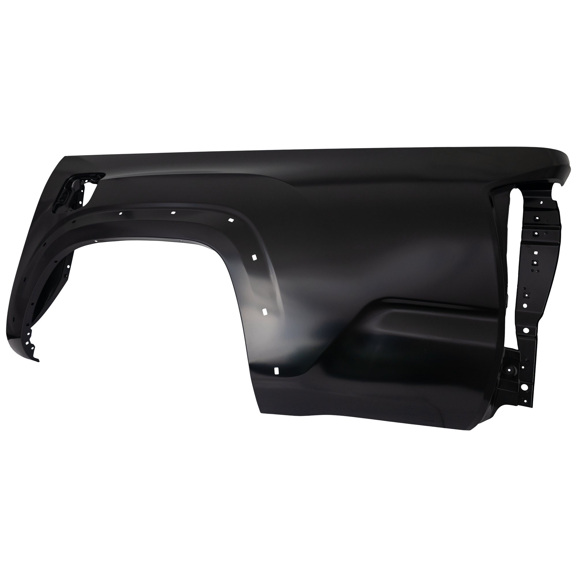 AM TACOMA 16-23 REAR TRUCK BEDSIDE PANEL LH Primed Steel Crew Cab w Fender Flare Holes 5 Ft. Bed SKU RT55210006 Partslink TO1756107 OEM 6560004400
