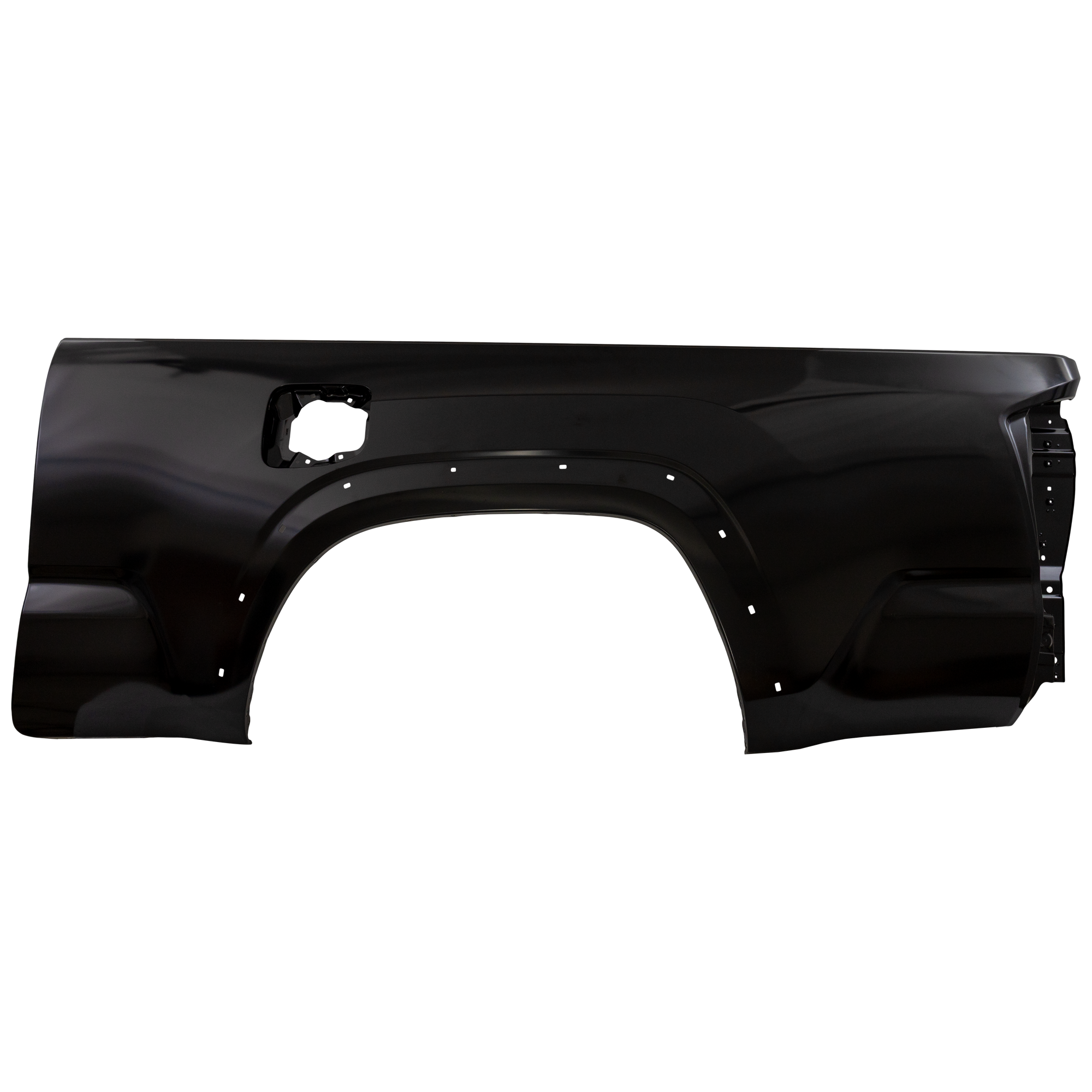 AM TACOMA 16-23 REAR TRUCK BEDSIDE PANEL LH Primed Steel Crew Extended Cab w Fender Flare Holes 6 Ft. Bed SKU RT55210010 Partslink TO1756109 OEM 6560004410