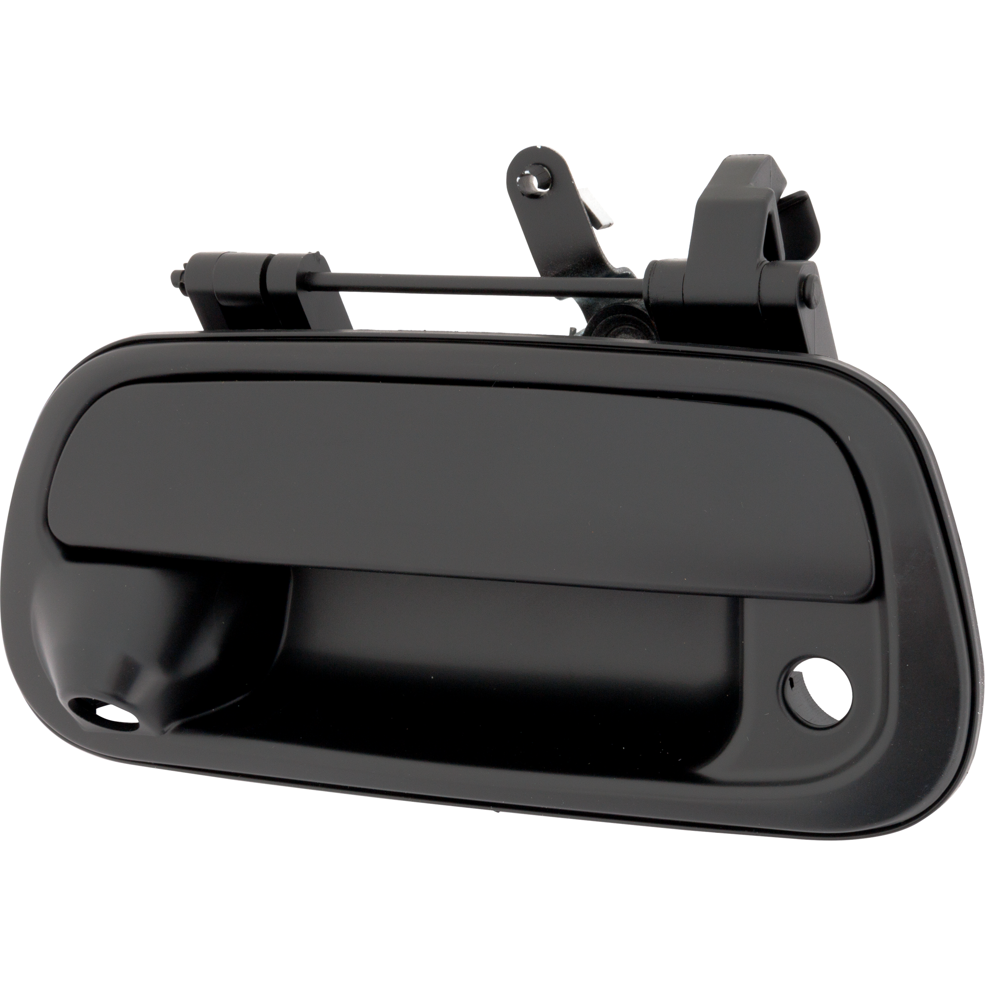 AM TUNDRA 00-06 TAILGATE HANDLE Outside Primed Black w Camera Hole SKU RT58070023 OEM 690900C030C0 PFM