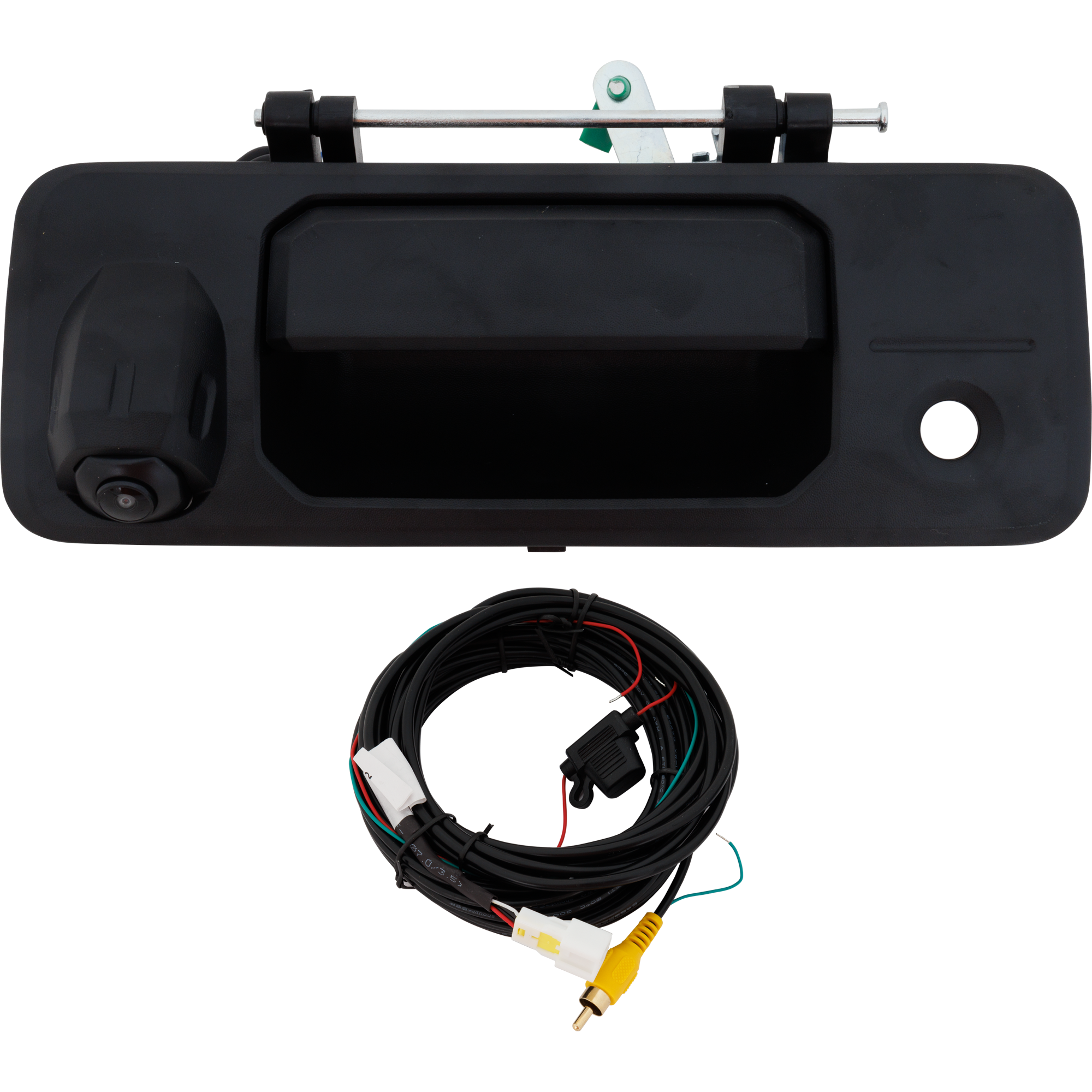 AM TACOMA 16-21 TUNDRA 14-21 TAILGATE HANDLE Outside Textured Black w Camera Key Hole w 8M Cable SKU RT58070028 OEM 690900C090 PFM