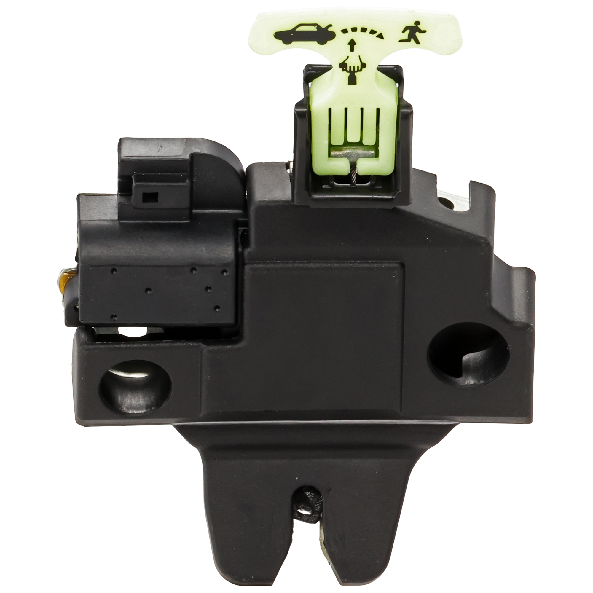 AM CAMRY 12-17 AVALON 13-18 TRUNK LATCH Black Plastic and Metal 119 mm Length Lockable 2 Mounting Holes 7.15 mm 7.15 mm 9.10 mm Hole Diameter 108 mm Plate Length 1.6 mm Plate Thickness 76 mm P SKU RT61050002 OEM 6460006040-6460006041