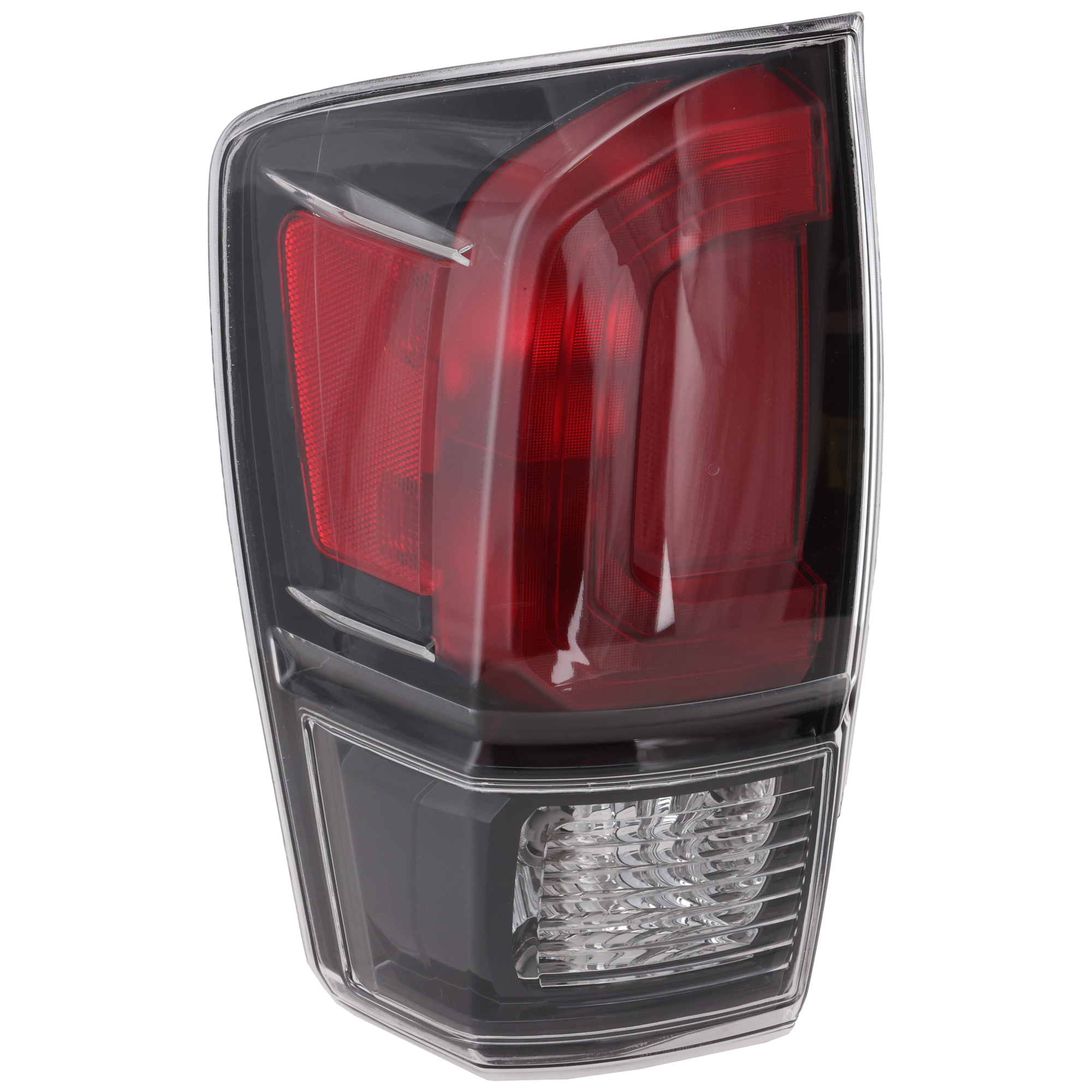 AM TACOMA 17-19 TAIL LAMP LH Assembly Black Interior CAPA SKU RT73010014Q Partslink TO2800201C OEM 8156004200