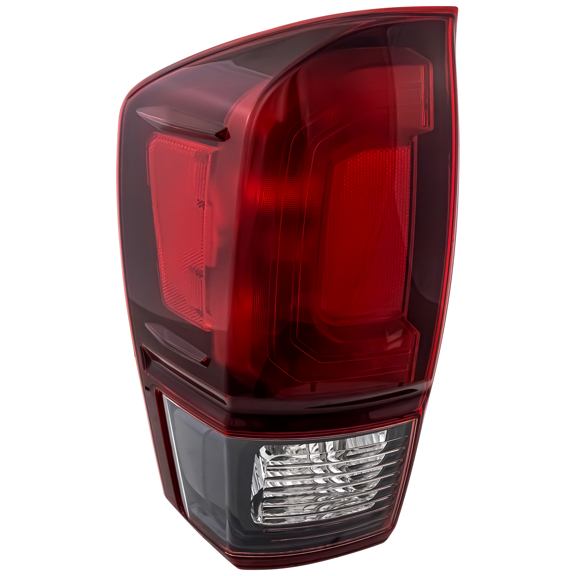 AM TACOMA 18-23 TAIL LAMP LH Assembly Halogen Red Smoked Lens Base SR SR5 TRD Off Road TRD Sport 18-19 Models CAPA SKU RT73010044Q Partslink TO2800203C OEM 8156004181