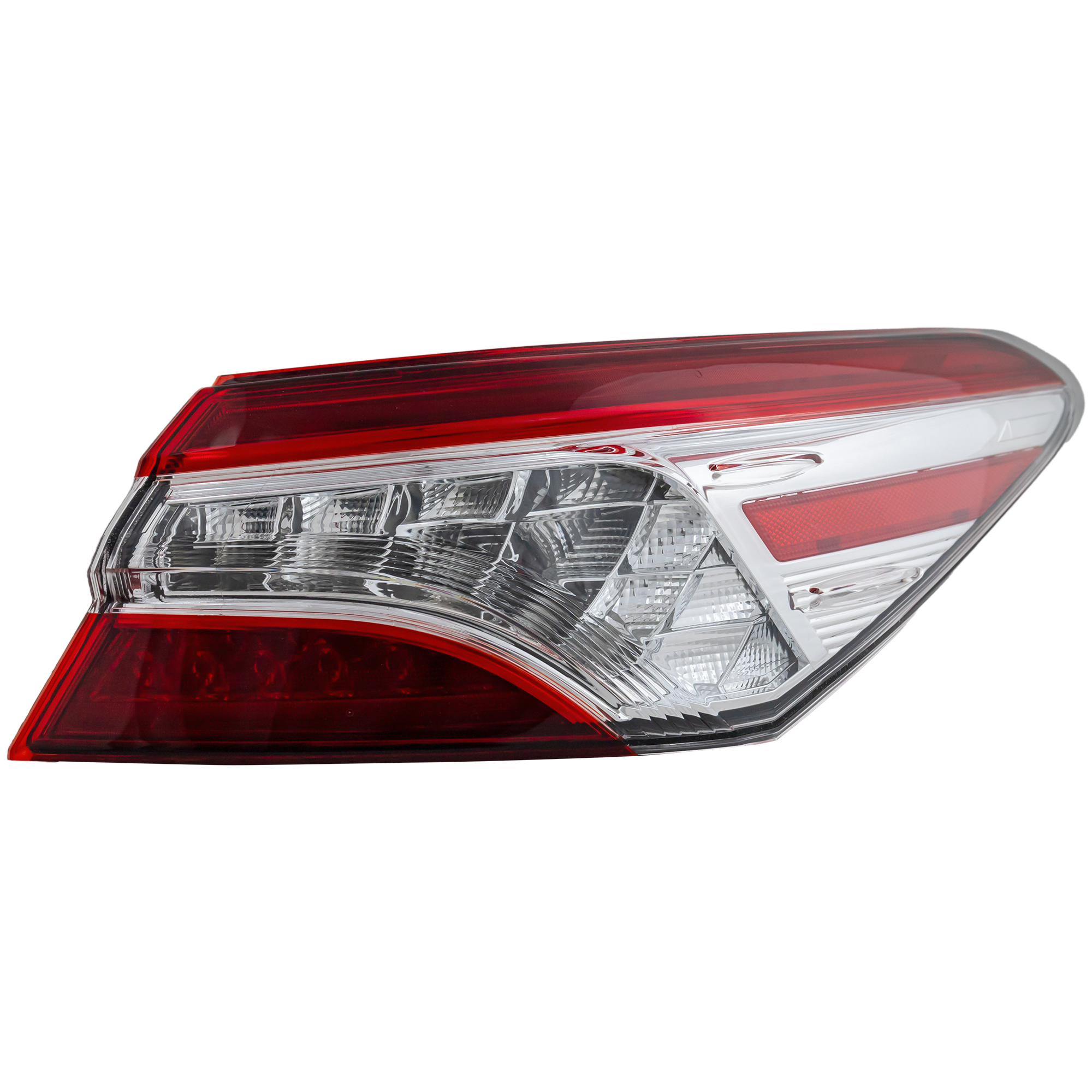 AM CAMRY 18-20 TAIL LAMP RH Outer Assembly LED XLE North America Built Vehicle Hybrid XLE Models SKU RT73010047 Partslink TO2805136 OEM 8155006730
