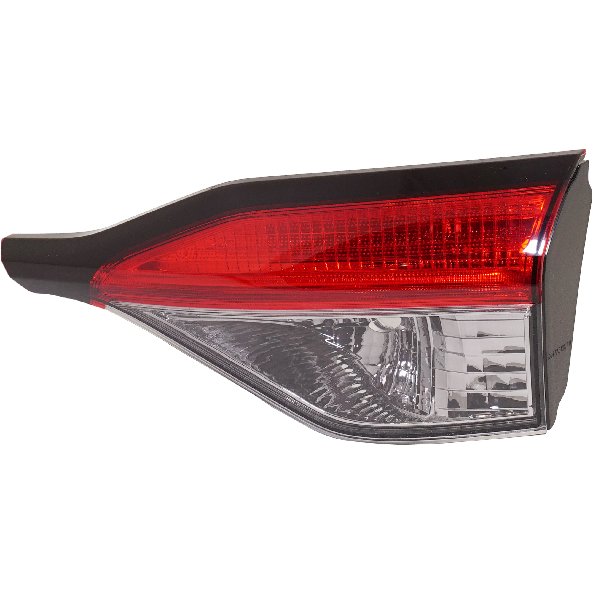 AM COROLLA 20-22 TAIL LAMP RH Inner Lens and Housing Halogen XLE XSE Models Sedan CAPA SKU RT73010076Q Partslink TO2803152C OEM 8158112280