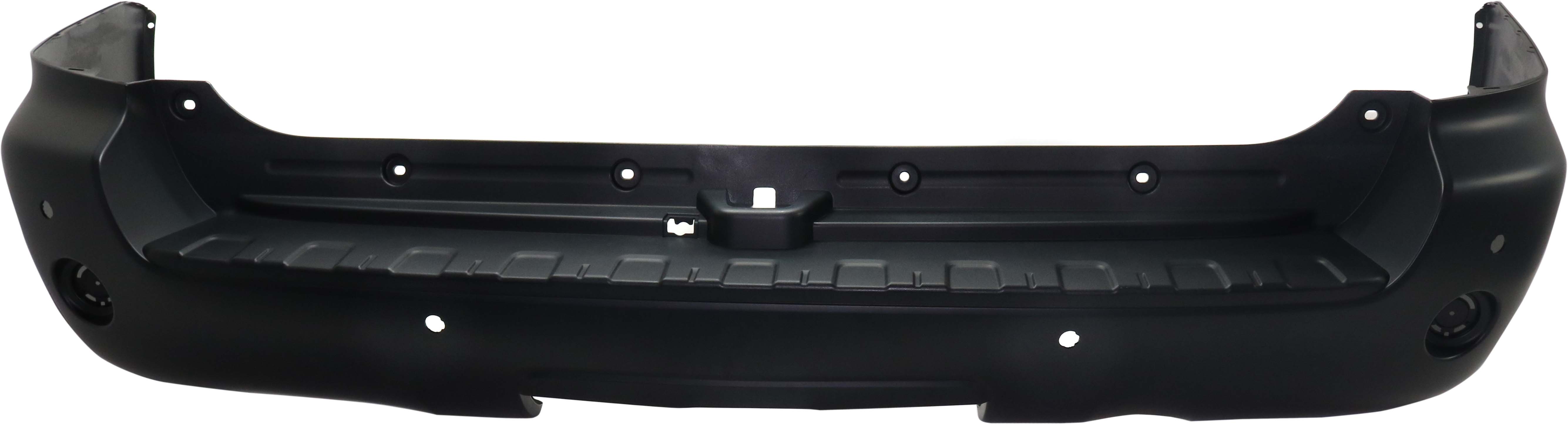 AM SEQUOIA 15-22 REAR BUMPER COVER Primed Limited Platinum TRD Pro SR5 TRD Sport w Parking Aid Sensors Holes Models SKU RT76010008P Partslink TO1100324 OEM 521590C911