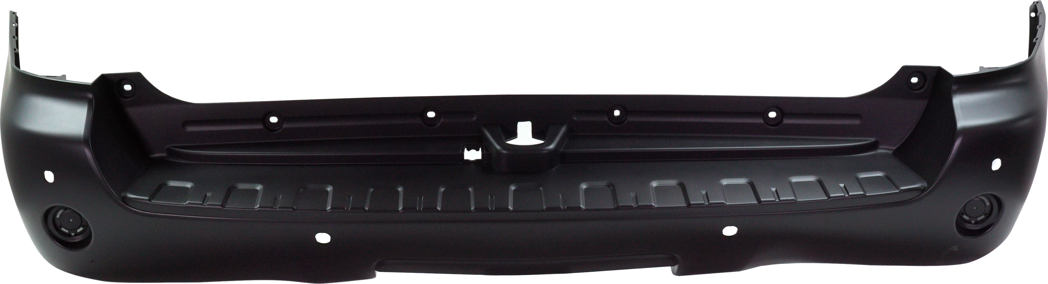 AM SEQUOIA 08-14 REAR BUMPER COVER Primed Limited Platinum SR5 w Parking Aid Sensor Holes Models SKU RT76010022P Partslink TO1100262 OEM 521590C909