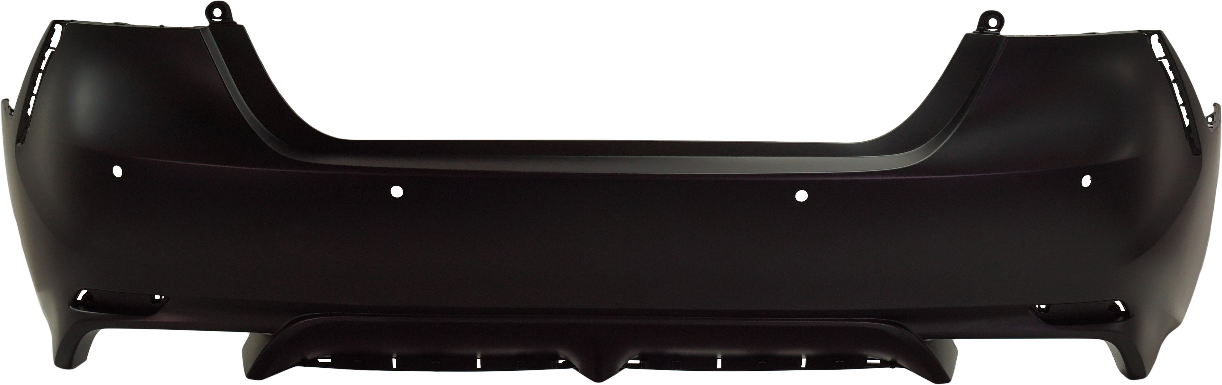 AM CAMRY 18-20 REAR BUMPER COVER Primed XSE Models w o TRD Pkg w Parking Aid Sensor Holes SKU RT76010024P Partslink TO1100332 OEM 521590X916