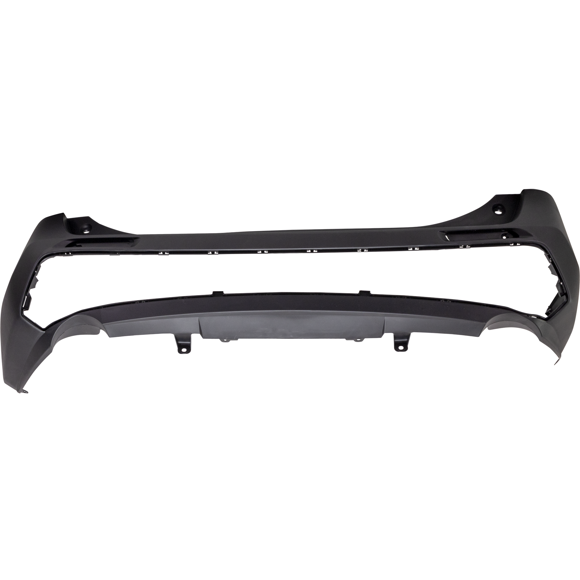 AM RAV4-19-24 REAR BUMPER COVER Textured Adventure Trail TRD Off Road Models Japan North America Built Vehicle w o Parking Aid Sensor Holes CAPA SKU RT76010036Q Partslink TO1100348C OEM 521590R170