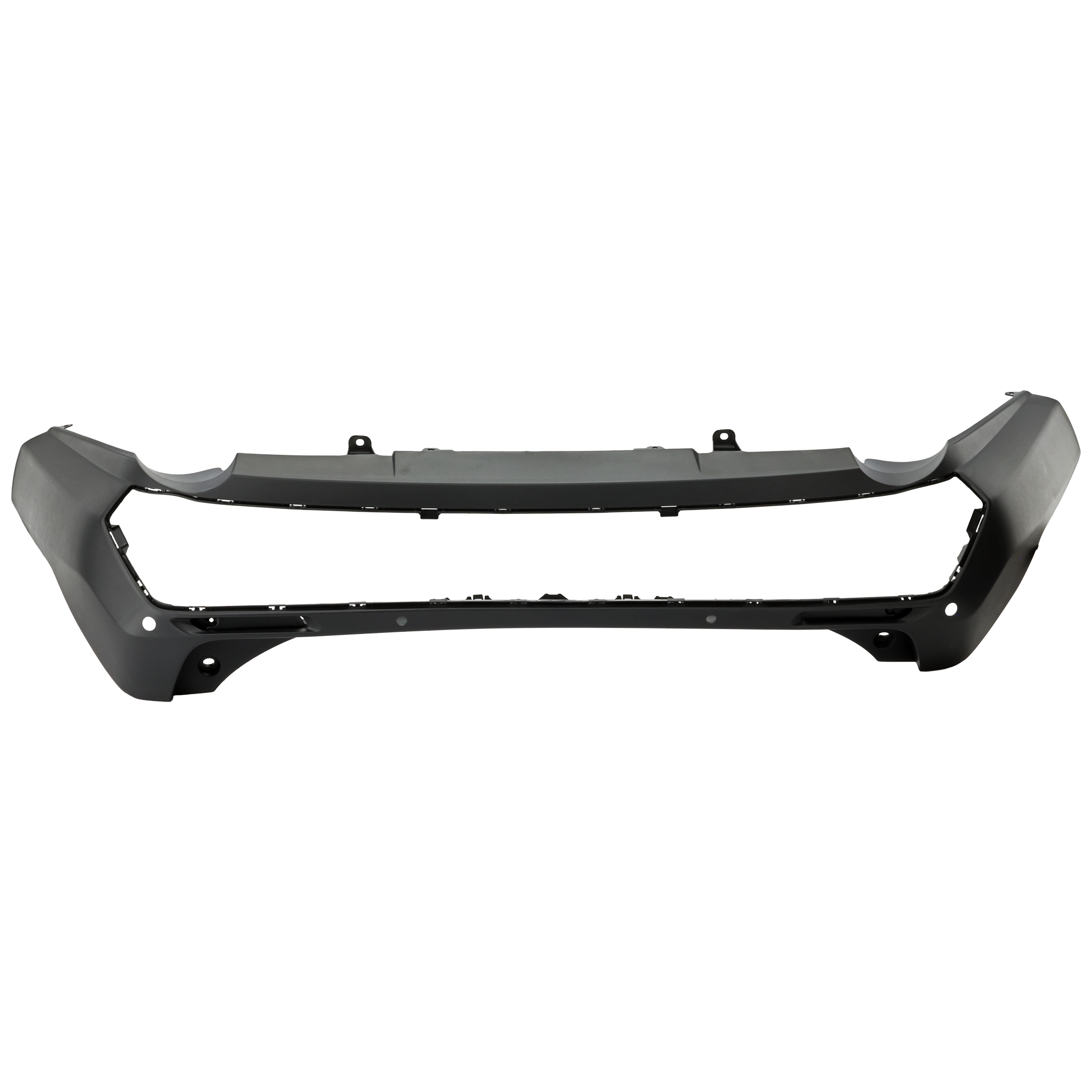 AM RAV4-19-24 REAR BUMPER COVER Textured Adventure Trail TRD Off Road Limited Hybrid Limited Models Japan North America Built Vehicle w Parking Aid Sensor Holes CAPA SKU RT76010037Q Partslink TO1100349C OEM 521590R200