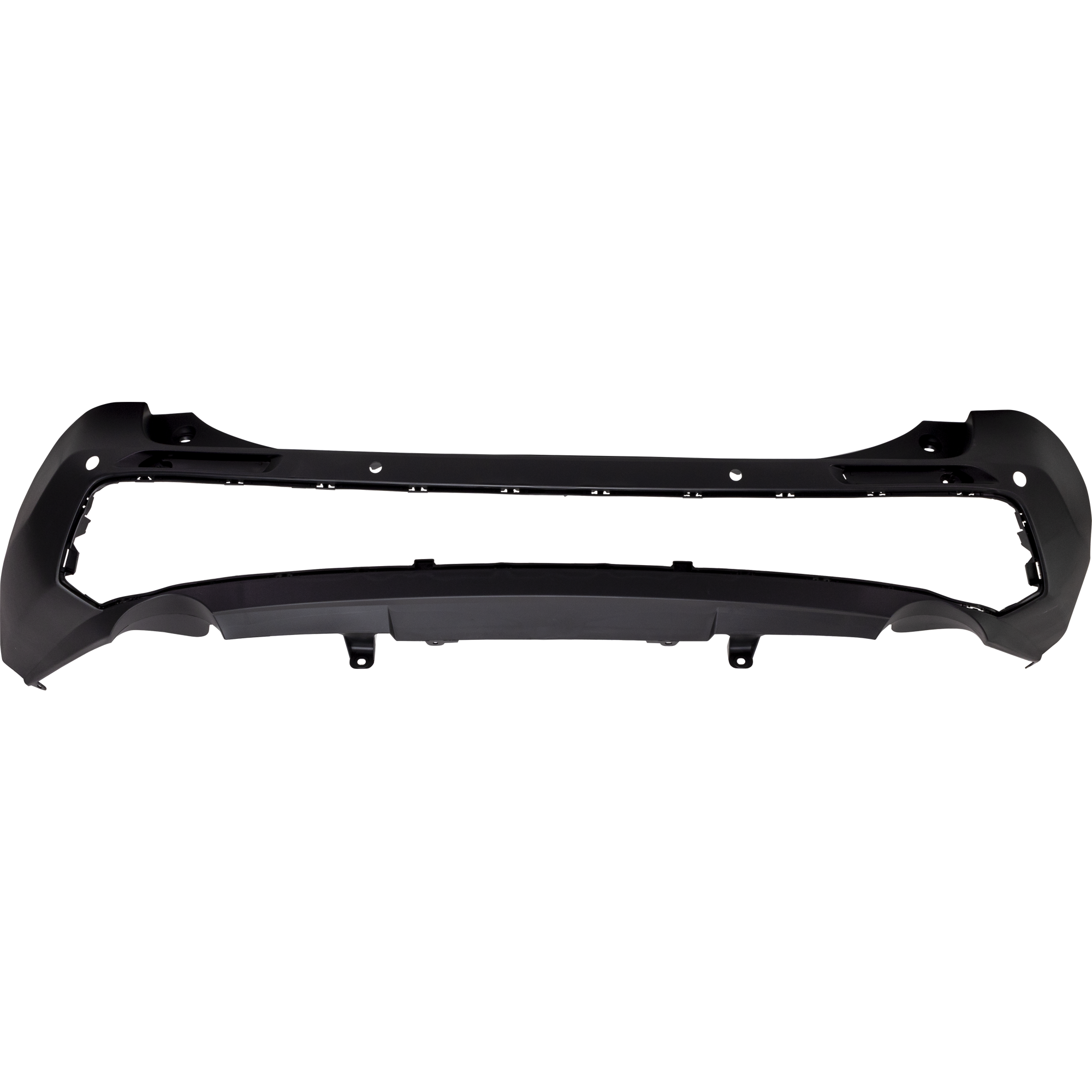 AM RAV4-19-24 REAR BUMPER COVER Textured Adventure Trail TRD Off Road Limited Hybrid Limited Models Japan North America Built Vehicle w Parking Aid Sensor Holes SKU RT76010037 Partslink TO1100349 OEM 521590R200