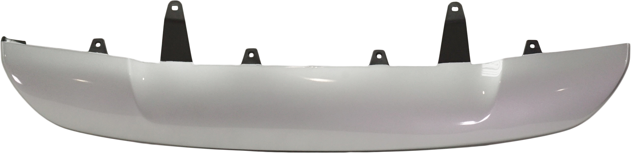 AM RAV4-17-18 REAR LOWER VALANCE Bumper Guard Painted Silver Exc. Hybrid Model w o Hands Free Liftgate SKU RT76430008 Partslink TO1195115 OEM 524530R020B0