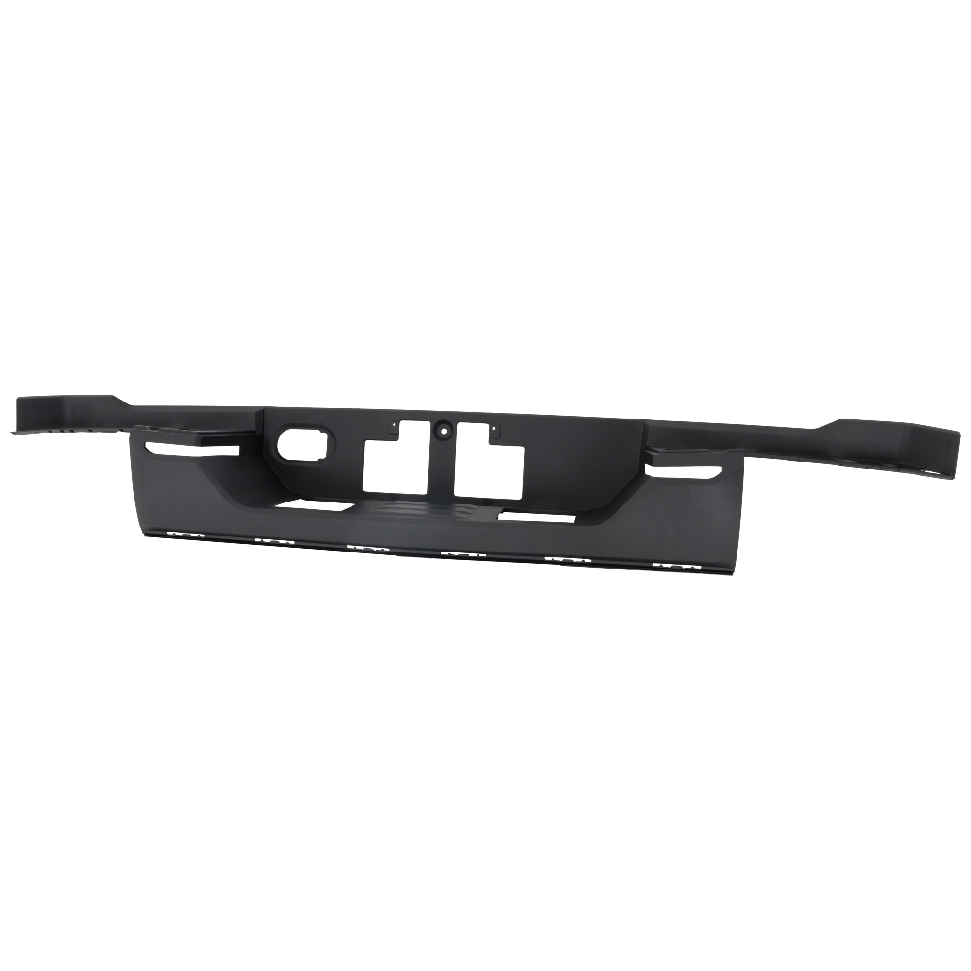 AM TUNDRA 22-25 REAR BUMPER STEP PAD Center Black w o Parking Aid Sensor Holes SKU RT76490004 Partslink TO1191110 OEM 524610C080