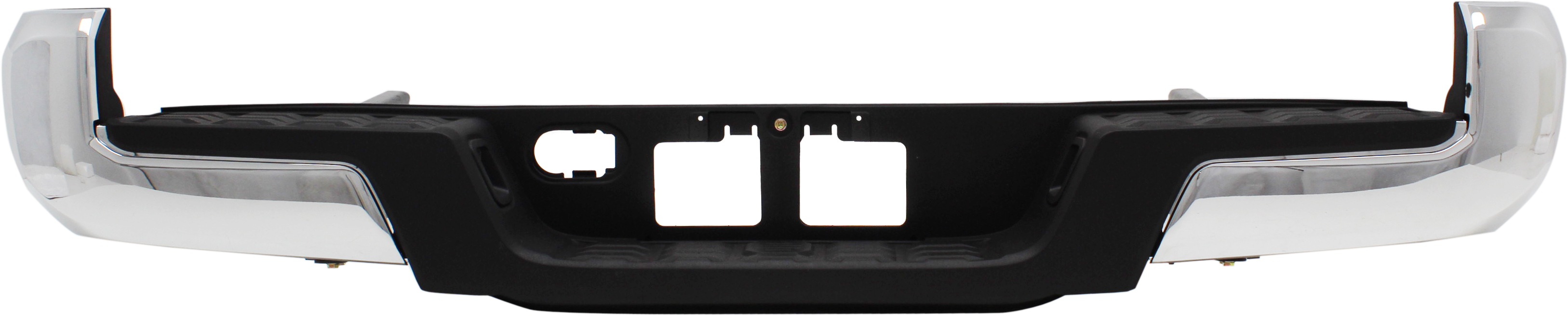 AM TACOMA 16-23 STEP BUMPER FACE BAR AND PAD w Pad Provision w o Mounting Bracket Chrome w o IPAS Holes and Towing Hitch SKU RT82560002 Partslink TO1103126 OEM 5215904030 PFM 5205704020-5202