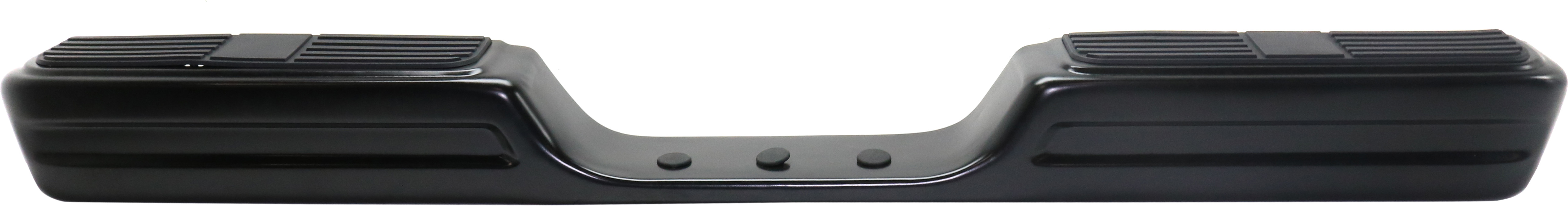 AM TOYOTA PICKUP 84-88 STEP BUMPER FACE BAR AND PAD w Pad Provision w o Mounting Bracket Black All Cab Types 1 Piece Step Type w Step Pad Heavy Duty Type SKU RT82560010 Partslink TO1102105 OEM 002283588001