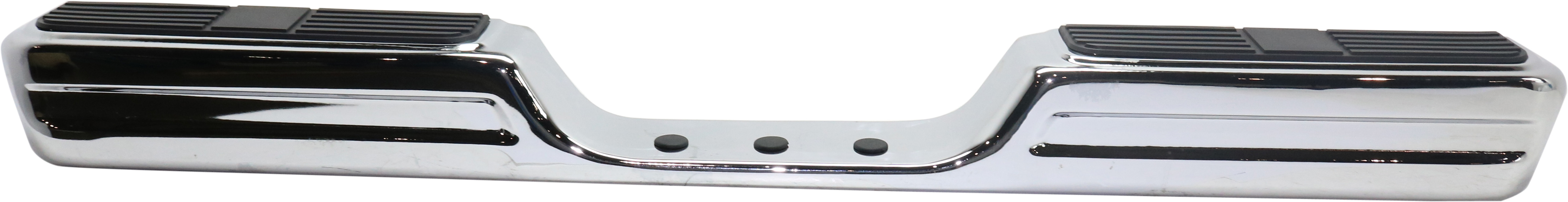 AM TOYOTA PICKUP 84-88 STEP BUMPER FACE BAR AND PAD w Pad Provision w o Mounting Bracket Chrome All Cab Types 1 Piece Step Type w Step Pad SKU RT82560012 Partslink TO1102106 OEM 002283588013