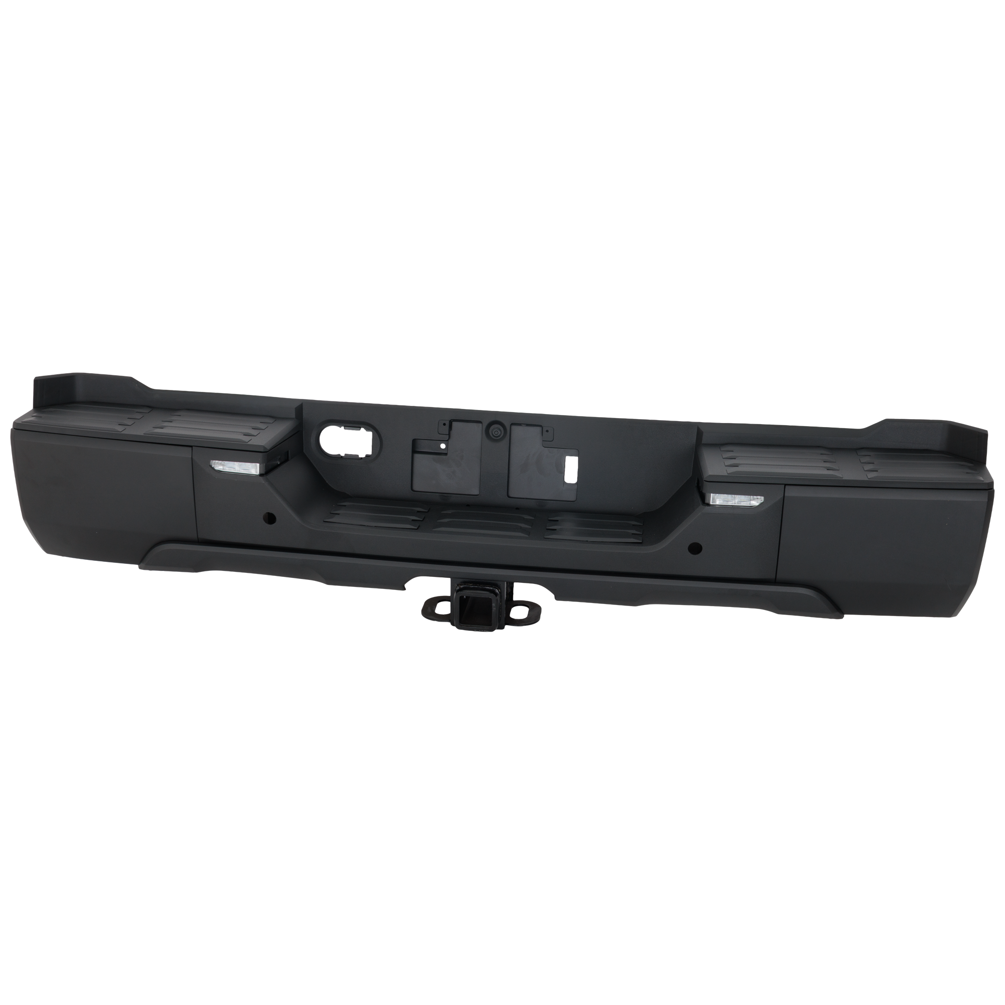 AM TUNDRA 22-24 FACE BAR ONLY w o Pad w Pad Provision w o Mounting Bracket Black w Back Up Lamp w Parking Aid Sensor Holes w Tow Hitch SKU RT82560019 Partslink TO1103146 OEM 521500C040 PFM