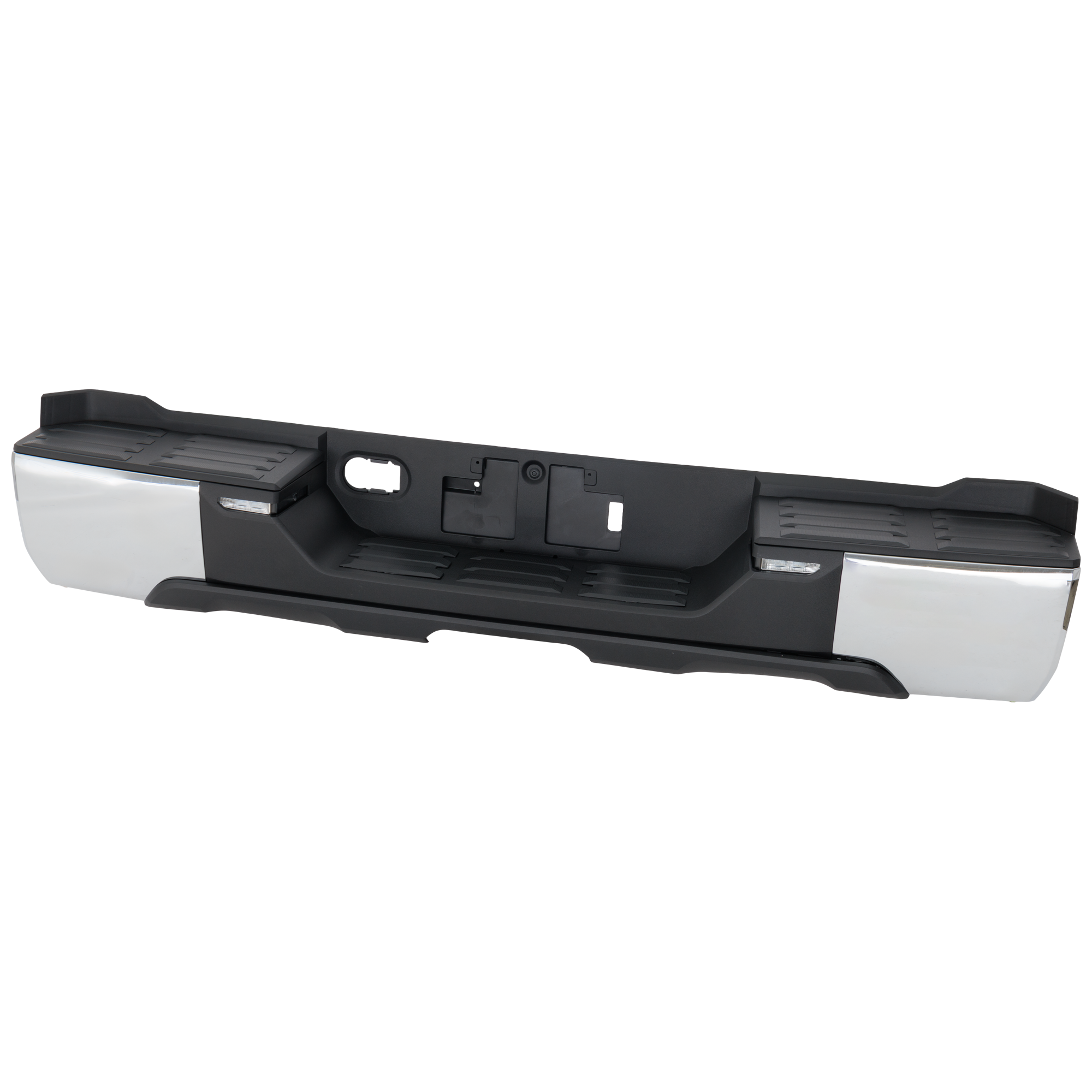 AM TUNDRA 22-24 FACE BAR ONLY w o Pad w Pad Provision w o Mounting Bracket Chrome w Back Up Lamp w o Parking Aid Sensor Holes w o Tow Hitch SKU RT82560020 Partslink TO1103143 OEM 521500C040 PFM