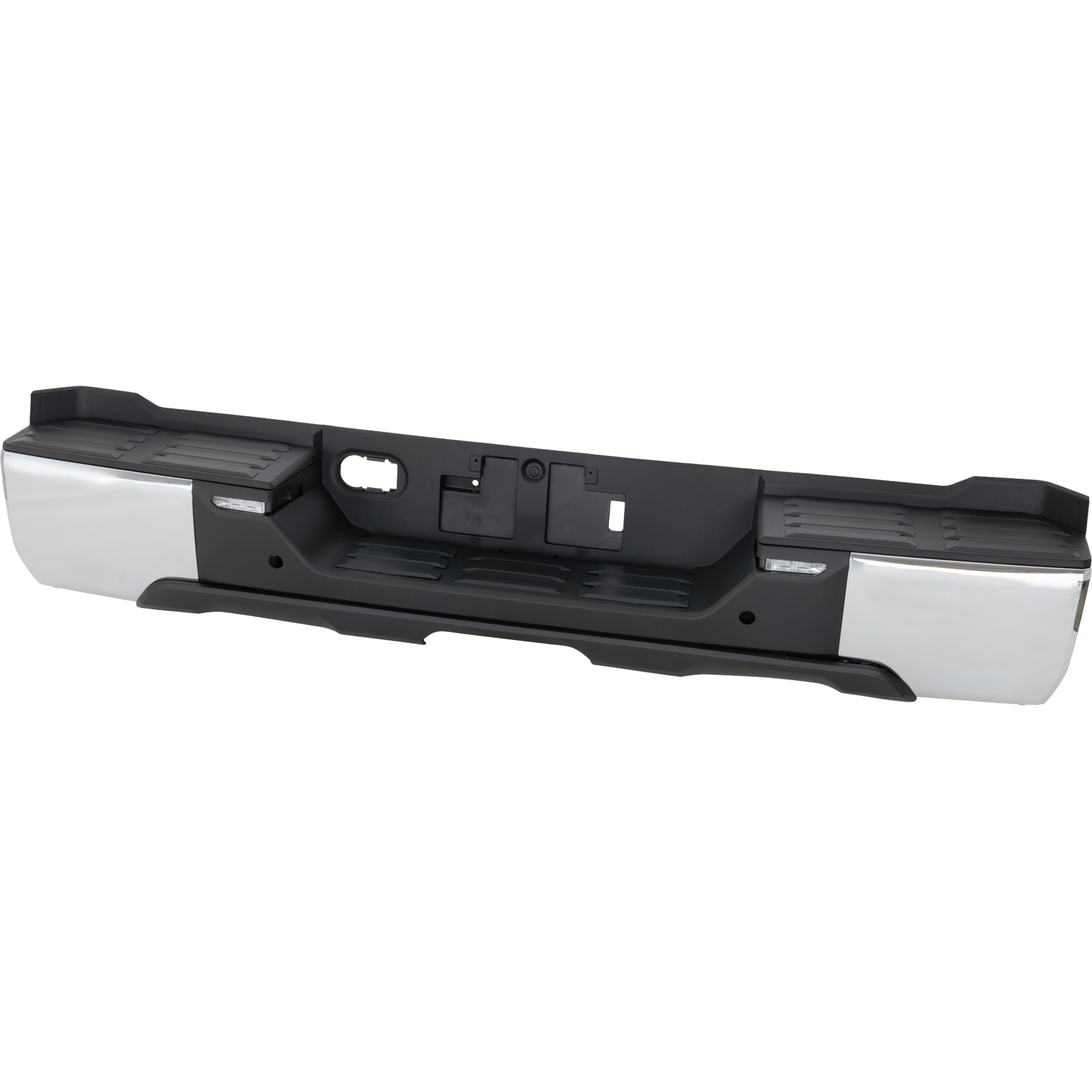 AM TUNDRA 22-24 FACE BAR ONLY w o Pad w Pad Provision w o Mounting Bracket Chrome w Back Up Lamp w Parking Aid Sensor Holes w o Tow Hitch SKU RT82560022 Partslink TO1103144 OEM 521500C040 PFM