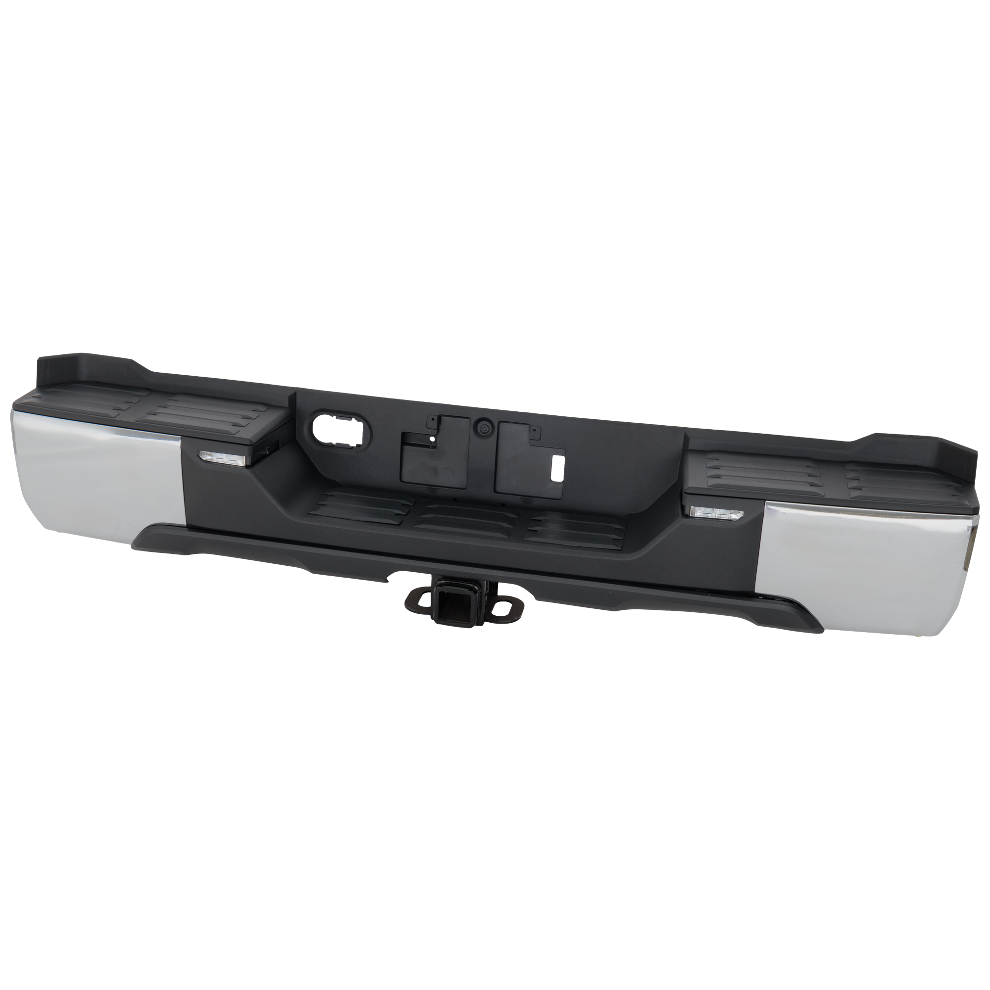 AM TUNDRA 22-24 FACE BAR ONLY w o Pad w Pad Provision w o Mounting Bracket Painted Silver w Back Up Lamp w o Parking Aid Sensor Holes w Tow Hitch SKU RT82560026 Partslink TO1103147 OEM 521500C040 PFM