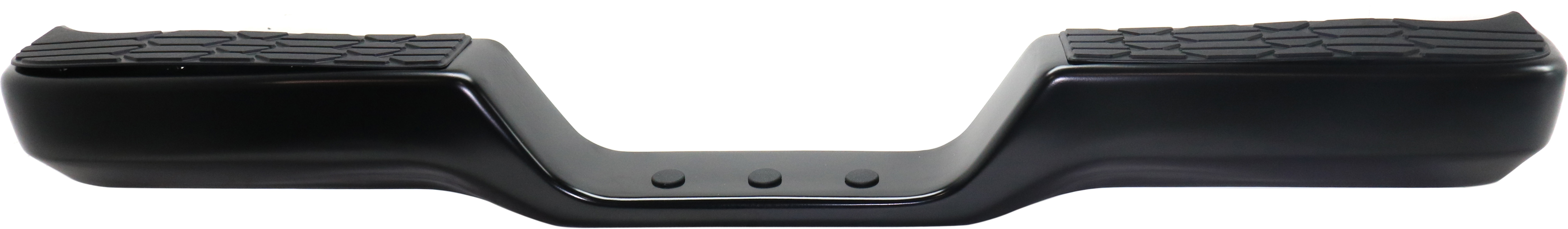 AM TOYOTA PICKUP 89-95 STEP BUMPER FACE BAR AND PAD w Pad Provision w o Mounting Bracket Powdercoated Black All Cab Types USA Built Deluxe Level Trim SKU RT82620003 Partslink TO1102222 OEM 002283591201