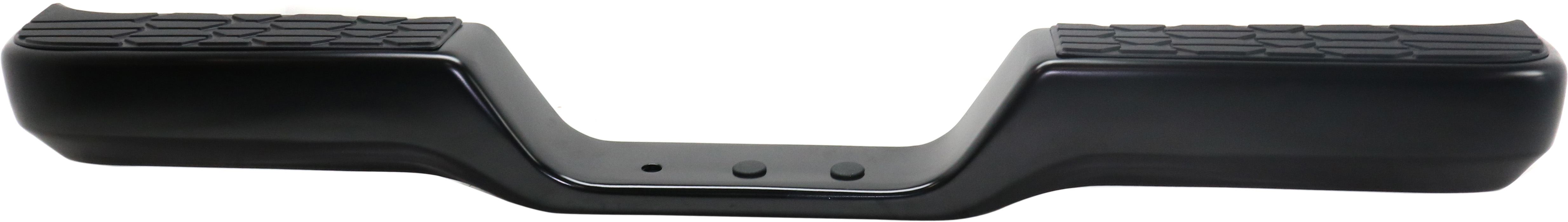 AM TOYOTA PICKUP 89-95 STEP BUMPER FACE BAR AND PAD w Pad Provision w Mounting Bracket Powdercoated Black All Cab Types USA Built Deluxe Level Trim w Bracket SKU RT82620004 OEM 002283591201 PFM