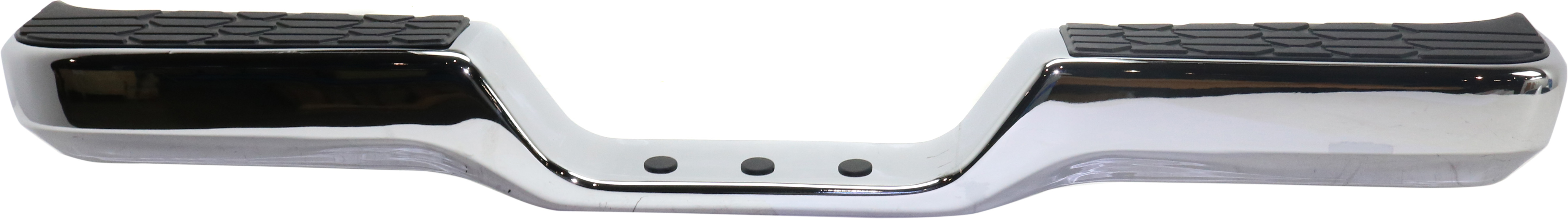 AM TOYOTA PICKUP 89-95 STEP BUMPER FACE BAR AND PAD w Pad Provision w o Mounting Bracket Chrome All Cab Types USA Built Deluxe Level Trim SKU RT82620007 OEM 002283591213 PFM