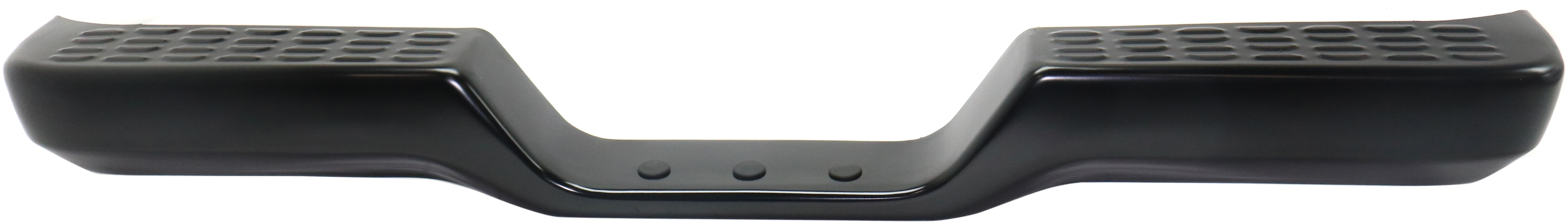 AM TOYOTA PICKUP 89-95 STEP BUMPER FACE BAR AND PAD w Pad Provision w o Mounting Bracket Powdercoated Black All Cab Types USA Built Premium Level Trim SKU RT82620010 OEM 002283591101