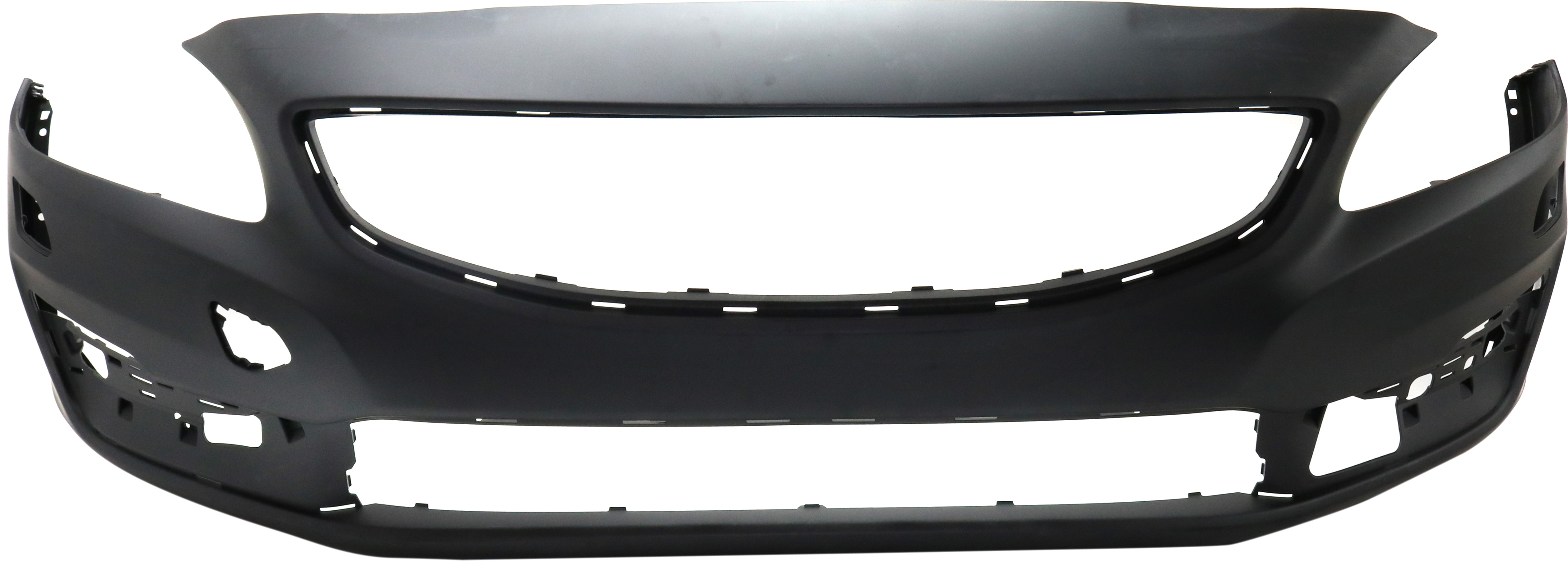 AM S60-14-15 V60-15-16 FRONT BUMPER COVER Primed Exc. R Design T6 Polestar Models w HLW Holes w o PAS Holes CAPA SKU RV01030006PQ Partslink VO1000221C OEM 39834053