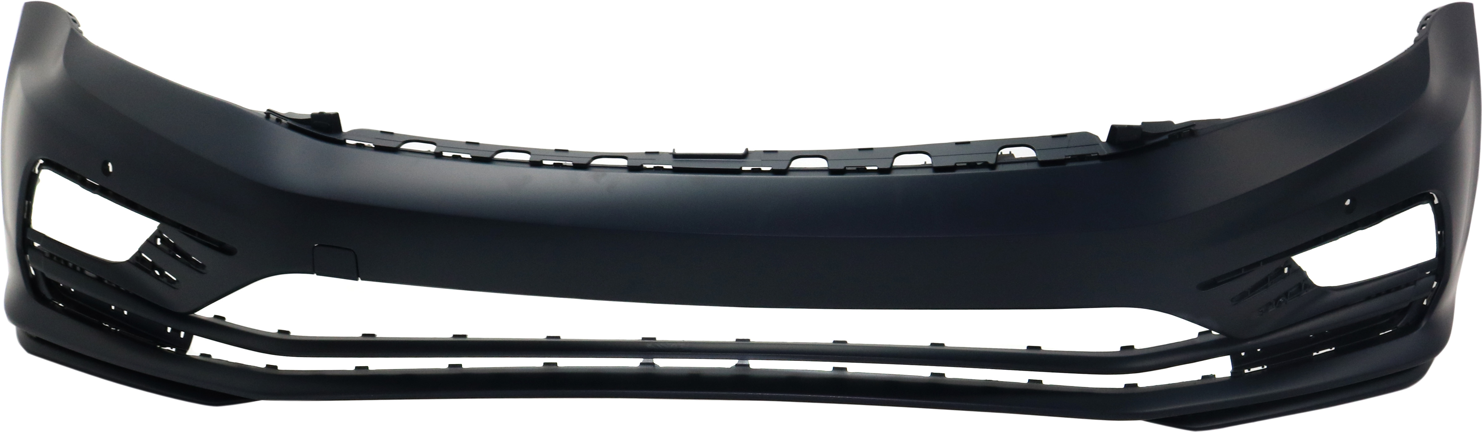 AM JETTA 16-18 FRONT BUMPER COVER Primed GLI Wolfsburg Edition Model 18-18 Sedan w o HLW Holes w IPAS Holes SKU RV01030010P Partslink VW1000233 OEM 5C6807217ADGRU
