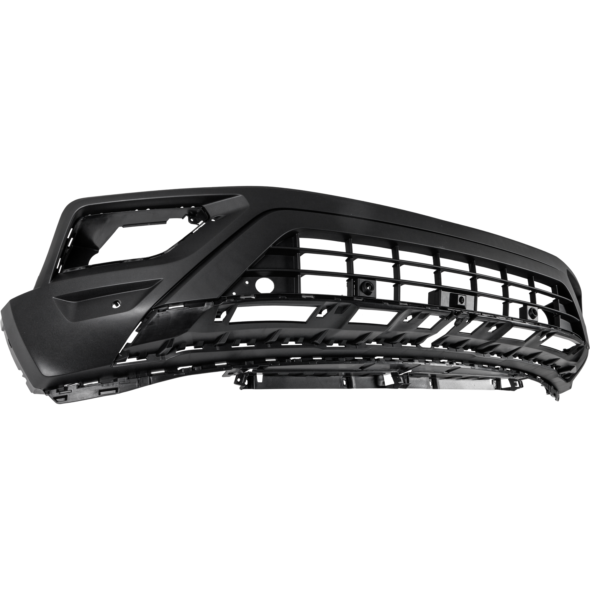 AM ATLAS 18-20 FRONT BUMPER COVER Lower Textured w o R Line Pkg w Block Heater Holes Parking Aid Sensor Holes and Camera Hole SKU RV01030032 Partslink VW1015105 OEM 3CN805901E9B9