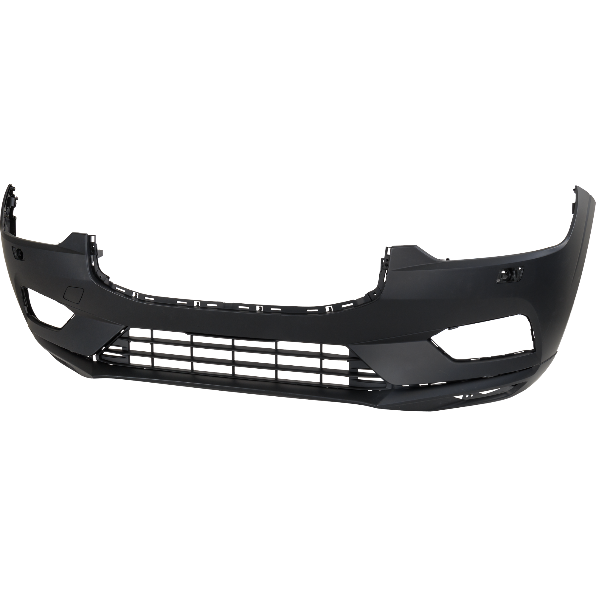 AM XC60-18-20 FRONT BUMPER COVER Primed w o Parking Aid Sensor Holes w Headlight Washer Holes T5 T6 Inscription T5 T6 Momentum Models SKU RV01030033P Partslink VO1000230 OEM 398470872