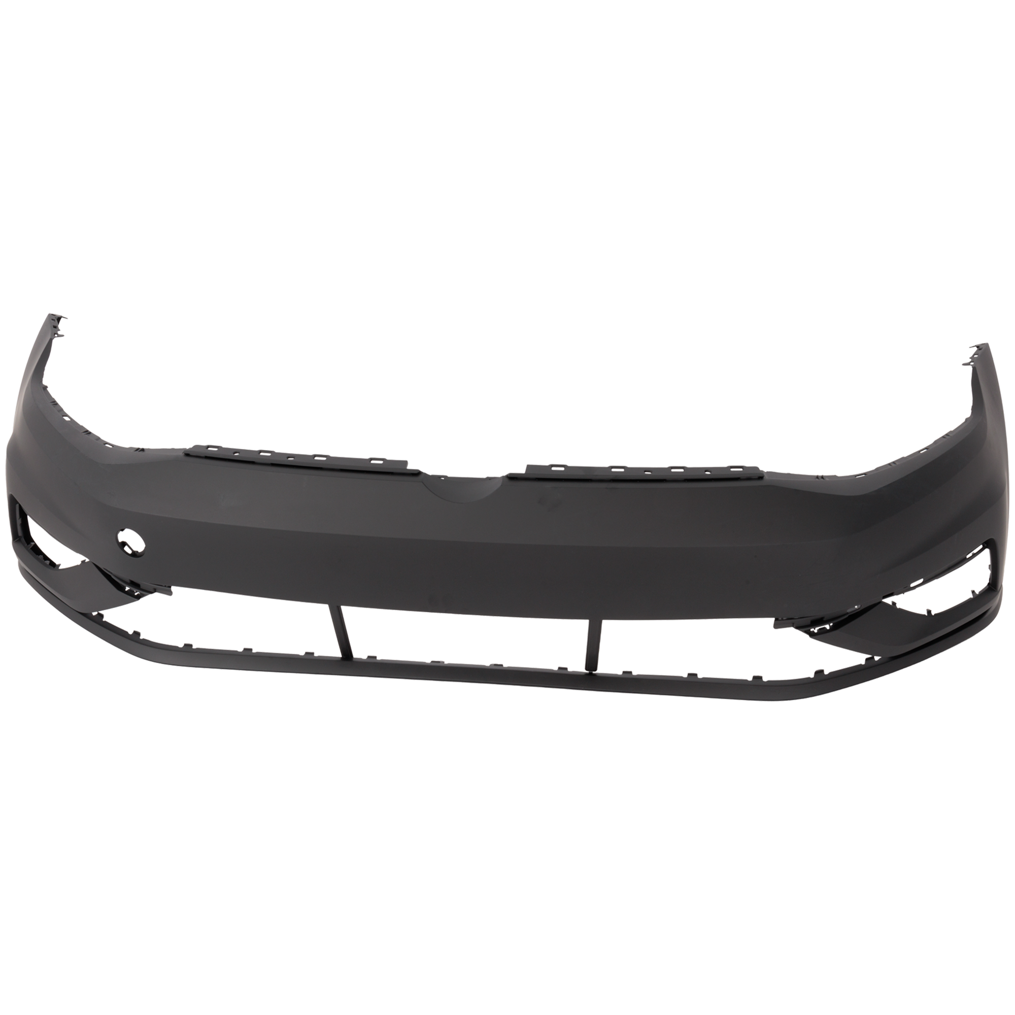 AM GOLF 18-21 FRONT BUMPER COVER Primed w o Parallel Park Assist Sensor Holes CAPA SKU RV01030039PQ Partslink VW1000238C OEM 5GM807217AFGRU