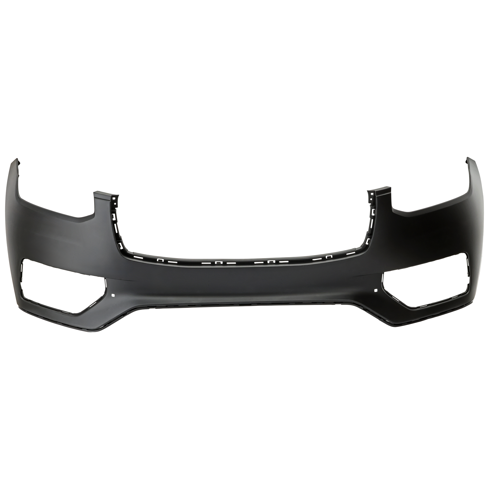 AM XC90-20-22 FRONT BUMPER COVER Primed w o Parallel Park Assist Sensor Holes and Headlight Washer Holes T5 T6 T8 Momentum Models CAPA SKU RV01030044PQ Partslink VO1000246C OEM 400002150