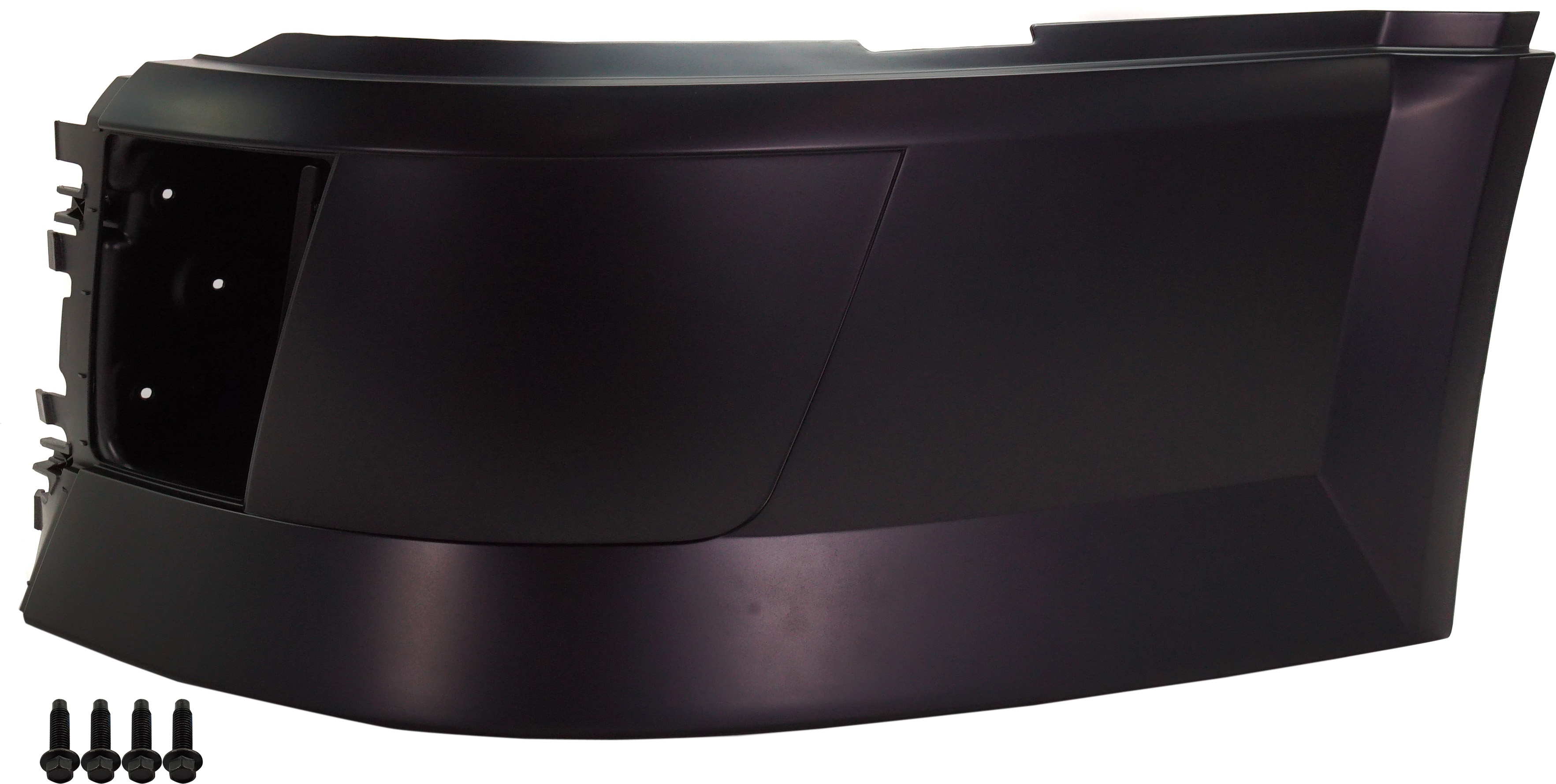 AM VOLVO HD VN VNL 04-14 BUMPER END LH w Fog Light Hole SKU RV01110004 HD OEM 82721510