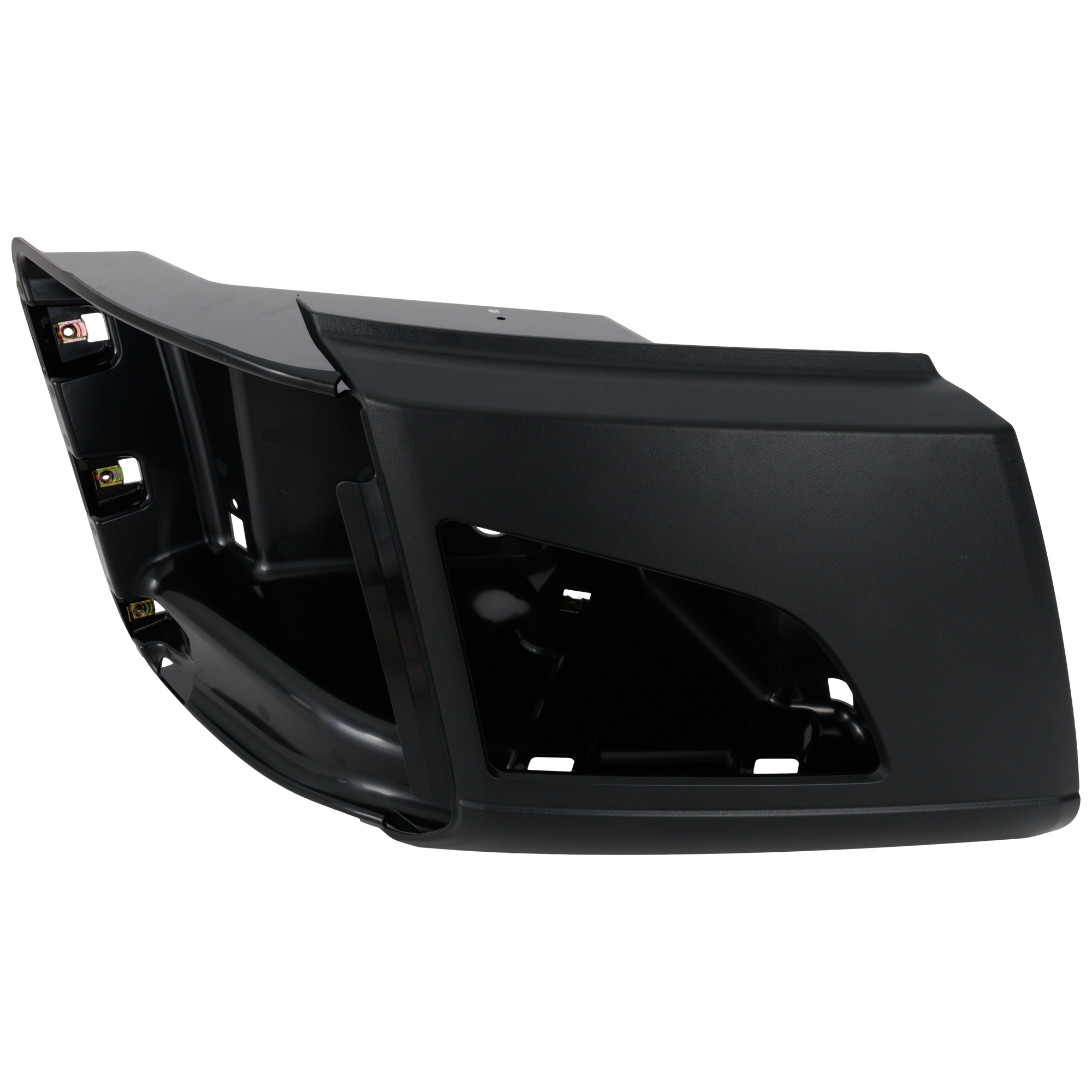 AM VOLVO HD VNL 18-22 FRONT BUMPER END RH Black w Fog Lamp Hole SKU RV01110019 HD OEM 82750070