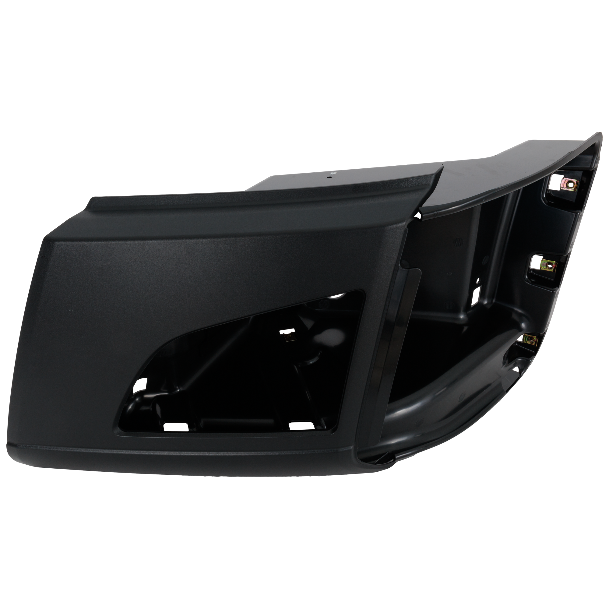 AM VOLVO HD VNL 18-22 FRONT BUMPER END LH Black w Fog Lamp Hole SKU RV01110020 HD OEM 82750068