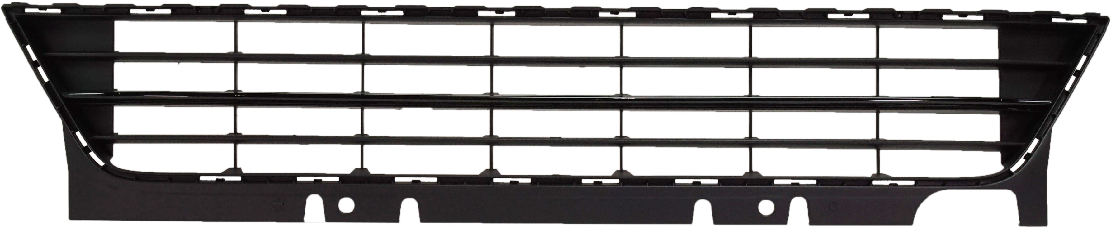 AM BEETLE 17-19 FRONT BUMPER GRILLE Txtd Blk w Ptd Blk Molding Conv Cpe w o PAS Holes SKU RV01530004 Partslink VW1200171 OEM 5C5853671QZLL
