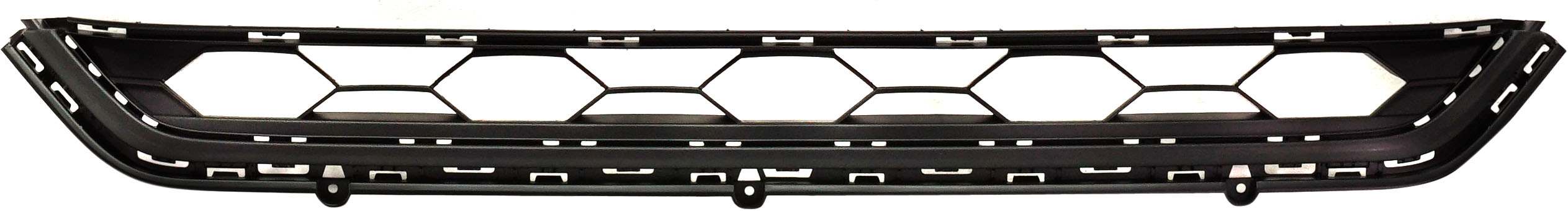 AM TIGUAN 18-21 FRONT BUMPER GRILLE Center w o Park Distance Control Sensor Holes Standard Style SKU RV01530008 Partslink VW1036143 OEM 5NN853677E9B9