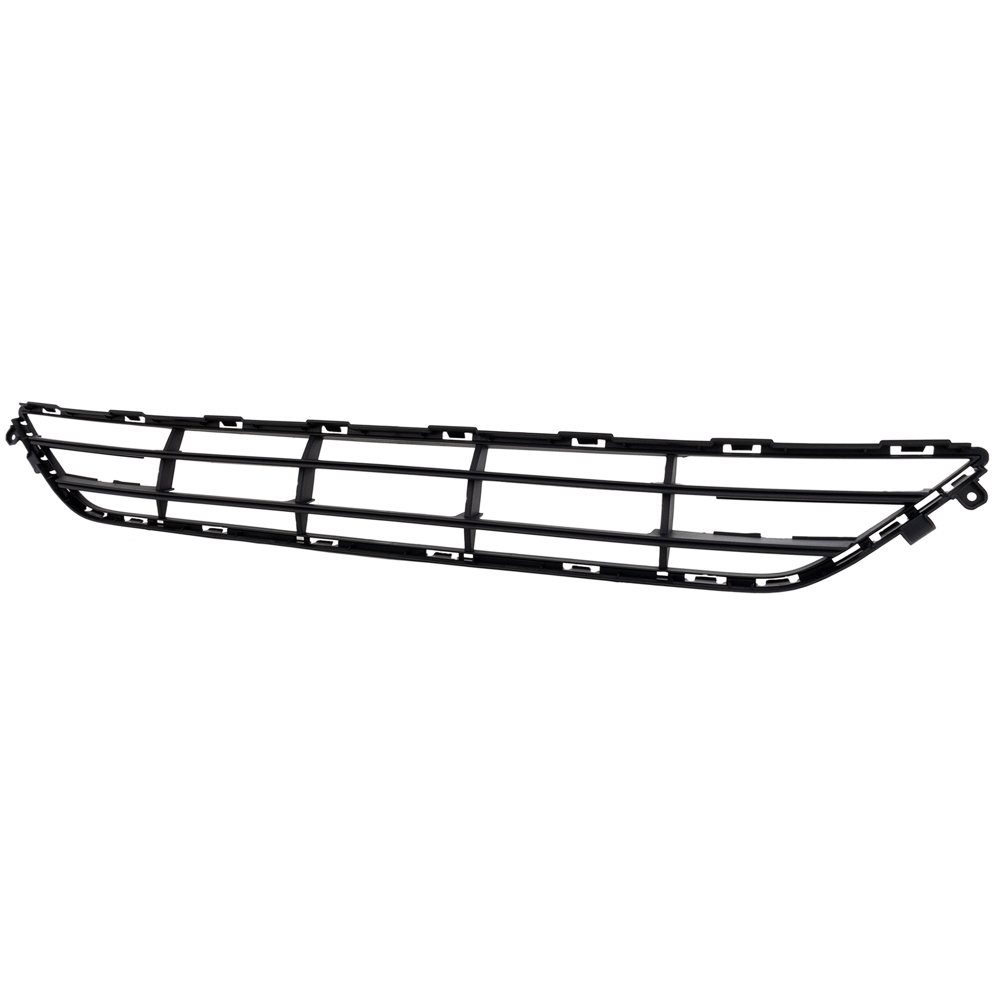 AM XC90-16-21 FRONT BUMPER GRILLE Center Textured Black w Spoiler Hole SKU RV01530015 Partslink VO1036106 OEM 31353373
