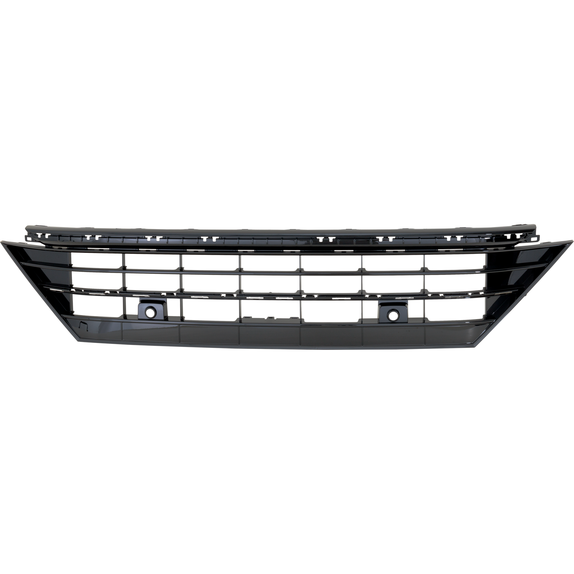 AM TIGUAN 18-21 FRONT BUMPER GRILLE Center Black R Line Style SKU RV01530028 Partslink VW1036154 OEM 5NN853677J041
